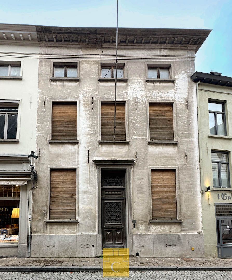 Hoofdfoto van de publicatie: te renoveren herenhuis op topligging bij Burg en Markt