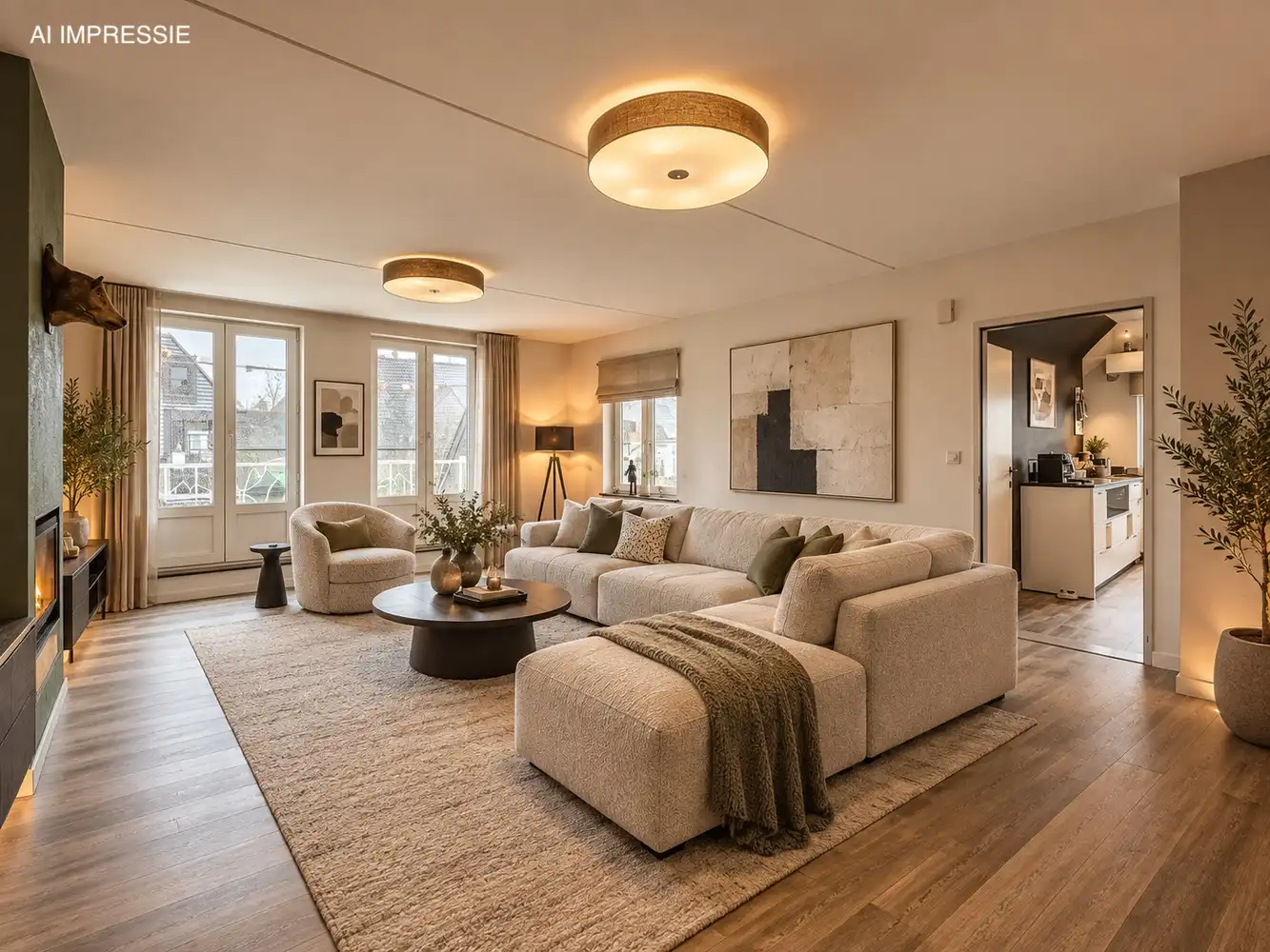 Instapklaar appartement in het centrum van Hamont met terras en 2 slaapkamers foto 2