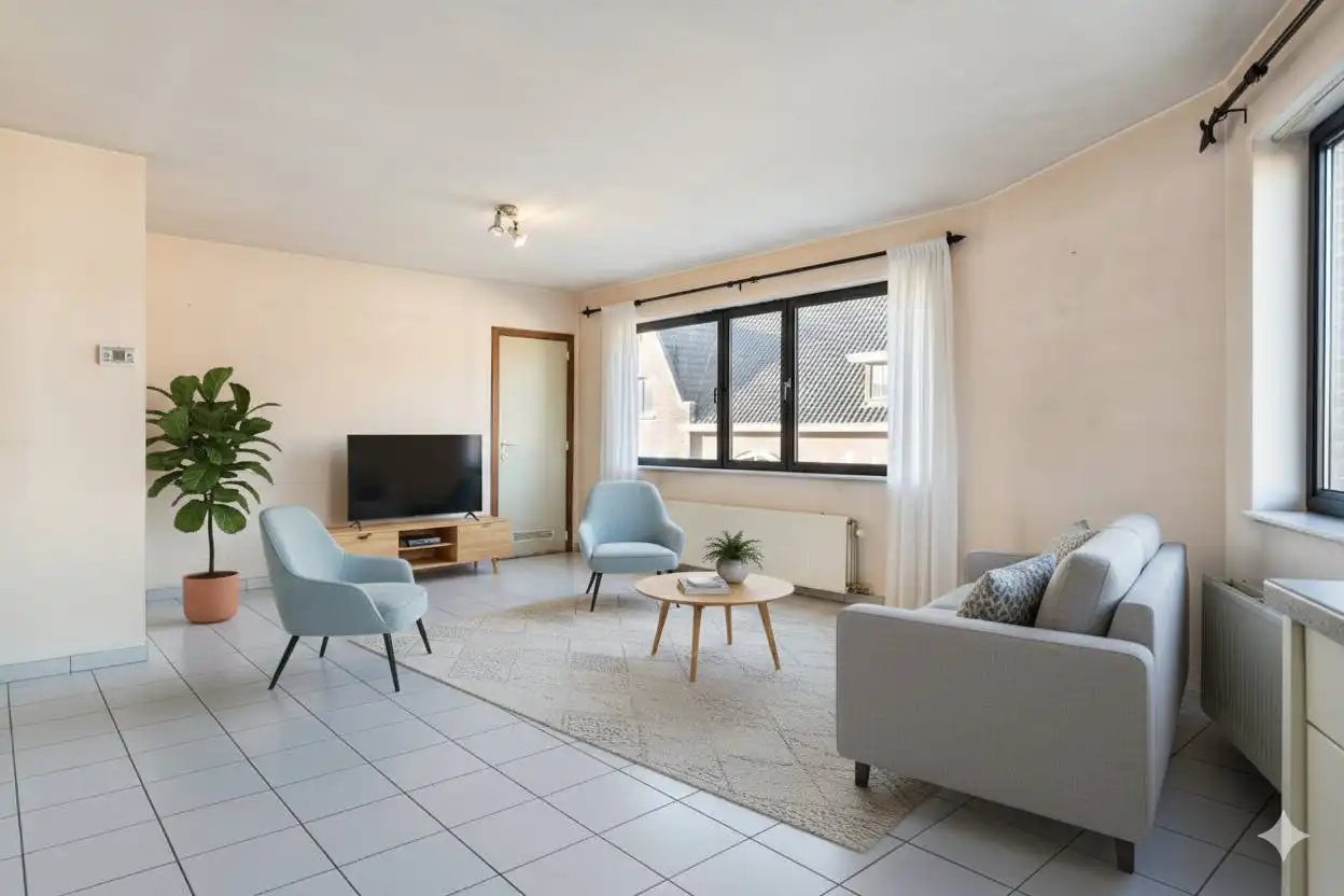 Centraal gelegen en lichtrijk 1 slpk appartement in Ardooie foto 3