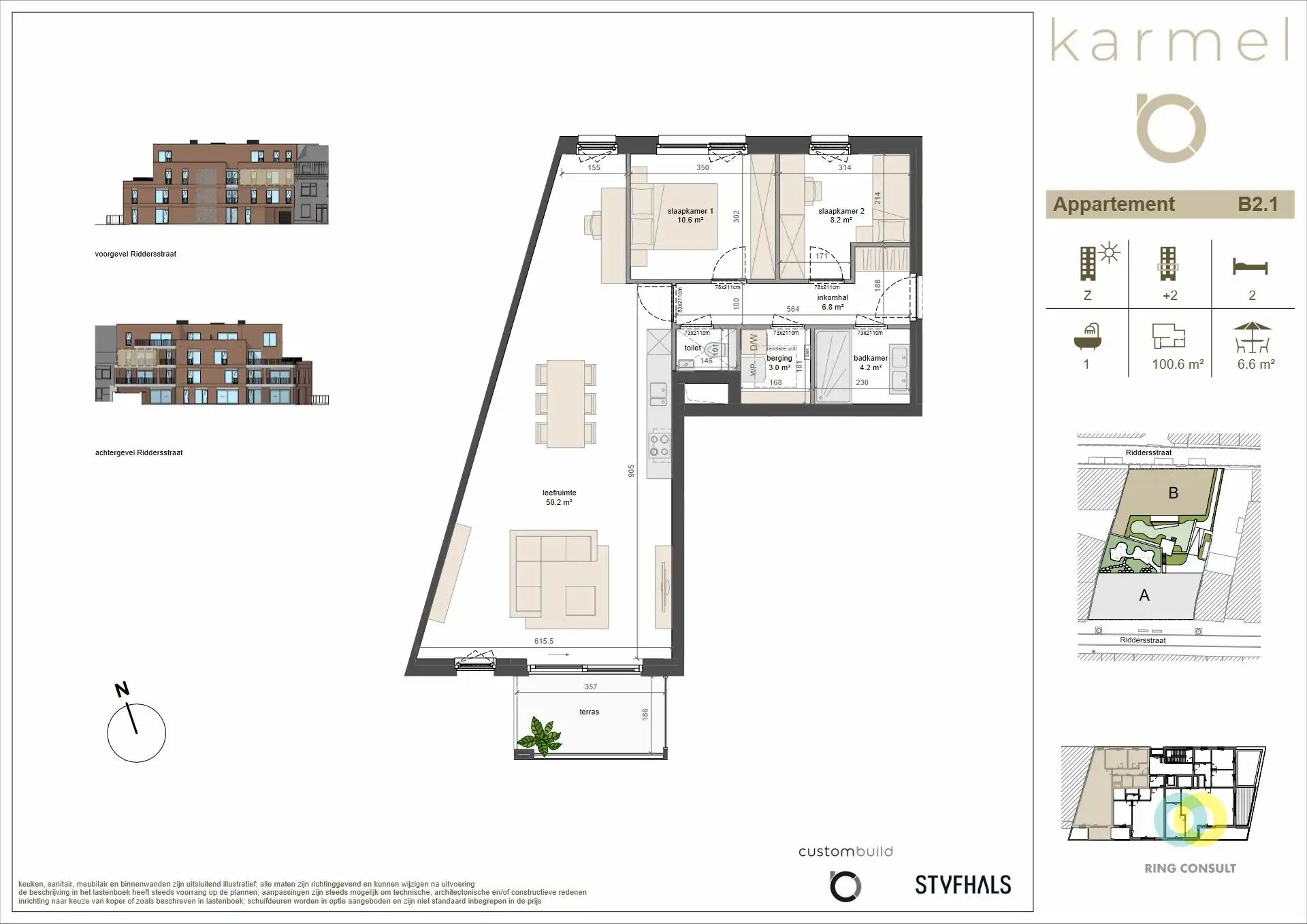 nieuwbouw appartement - 1 Kamer foto 2