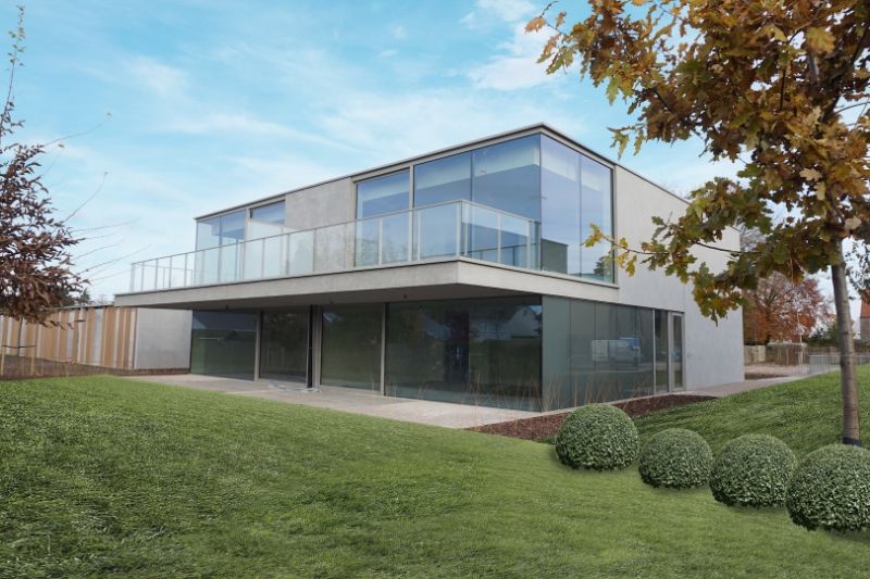 Ruim nieuwbouw app. (1ste verd, 3 slpks) en spectaculaire link met de natuur! foto {{pictureIndex}}