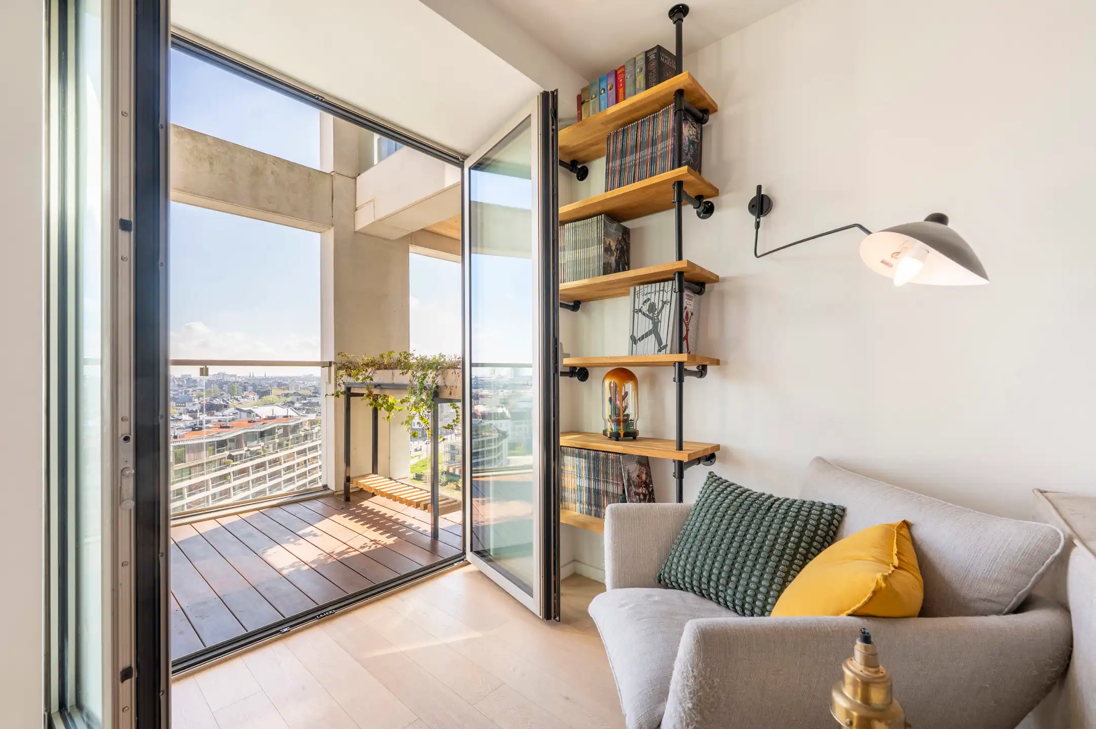 ANTWERPEN - Prachtig 2- slk appartement met panoramisch zicht foto 13