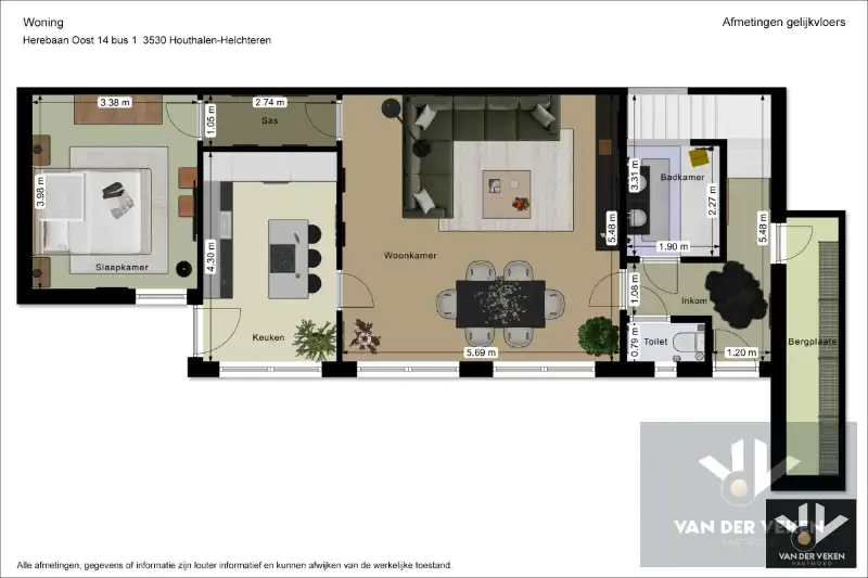 GEZINSWONING MET 3 SLAAPKAMERS foto 14