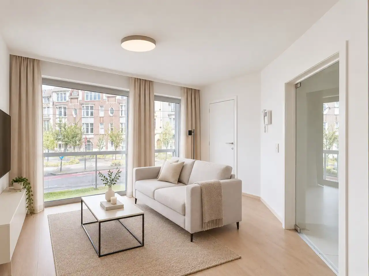 Gunstig gelegen appartement met 1 ruime slaapkamer foto 2