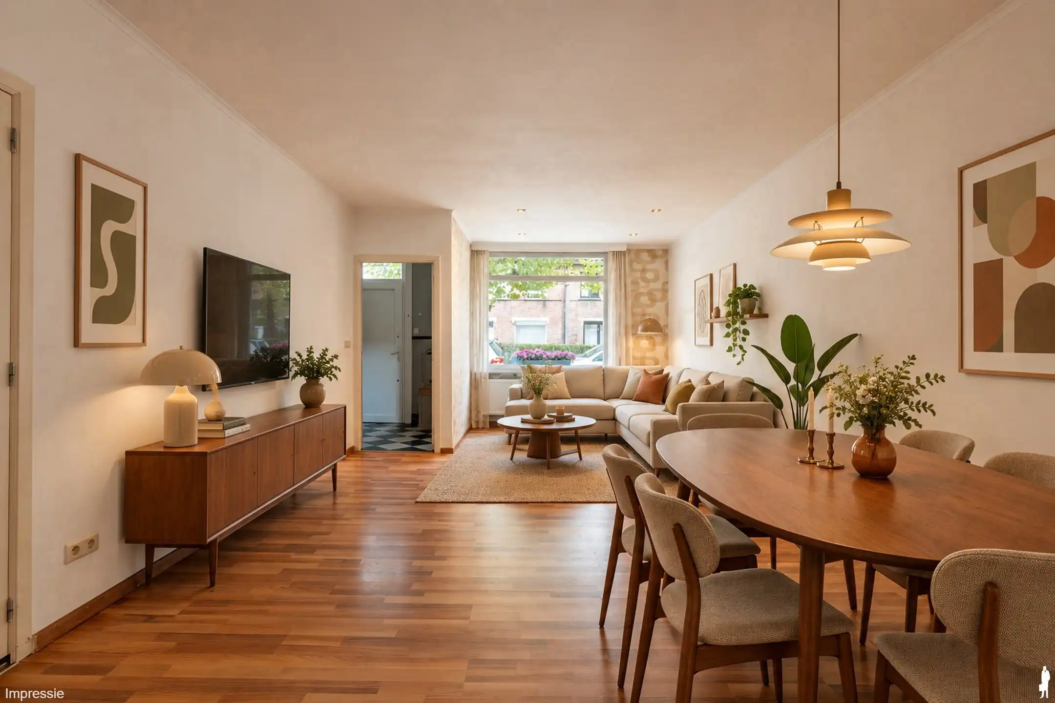 Stadswoning met tuintje en 3 slaapkamers  foto 2