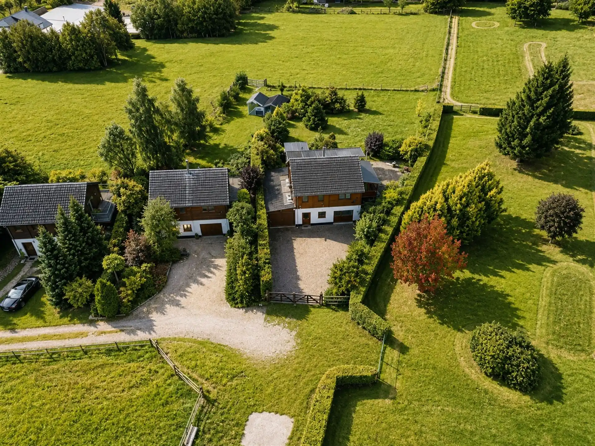 Charmante vakantiewoning op 2.801 m² aan de bosrand in Recht foto 5