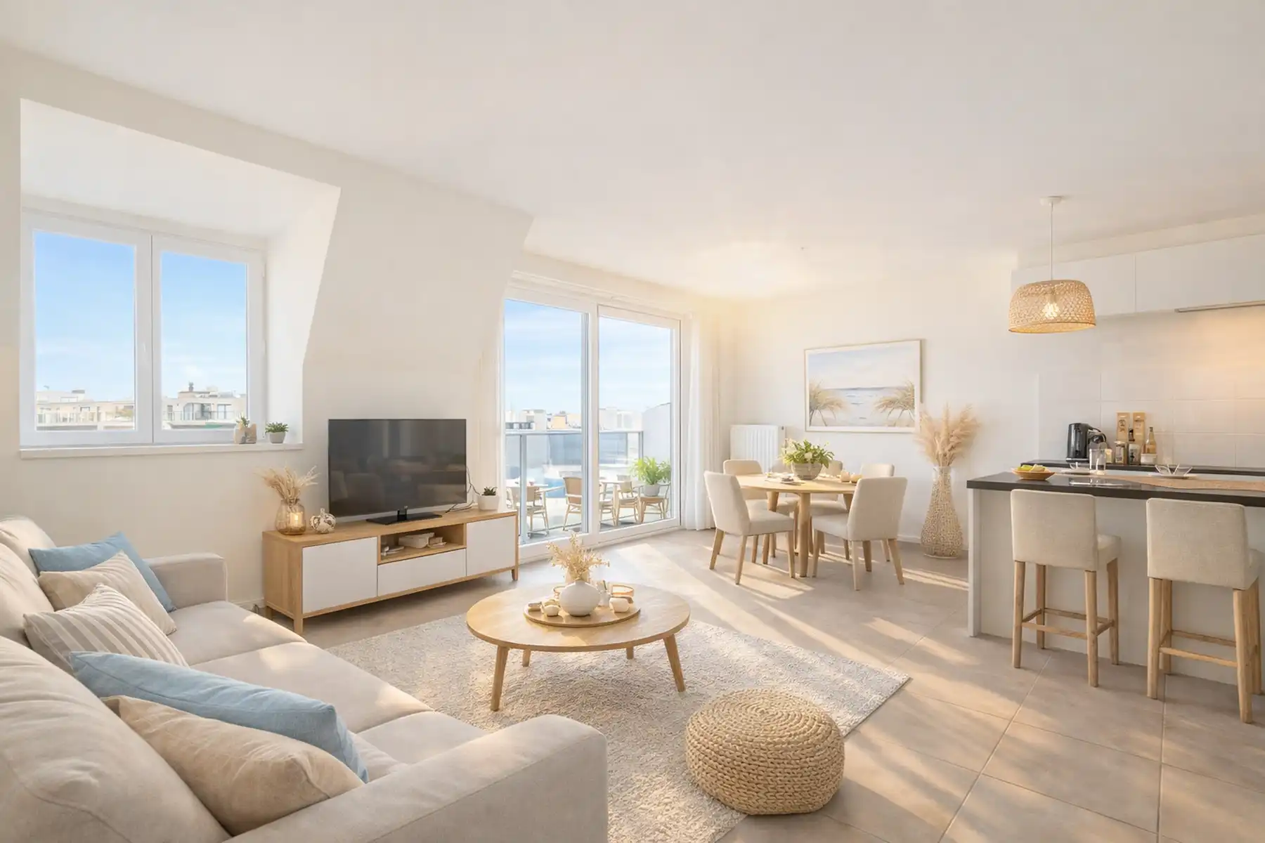 Instapklaar (woon)appartement in centrum Koksijde-Bad foto {{pictureIndex}}