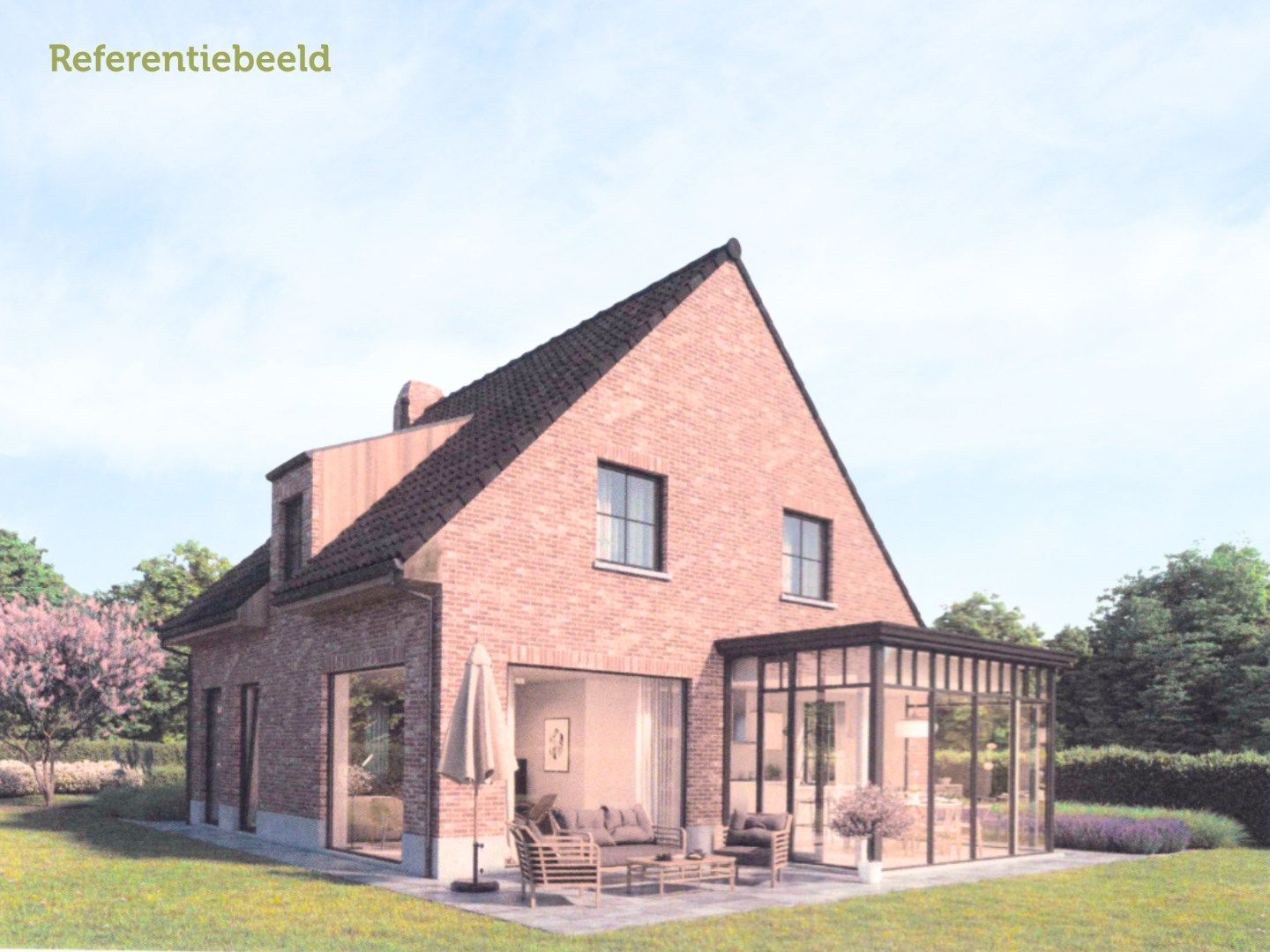 Ruim perceel bouwgrond (990m2) in idyllische omgeving te Lakebossen Zwevezele  foto 4