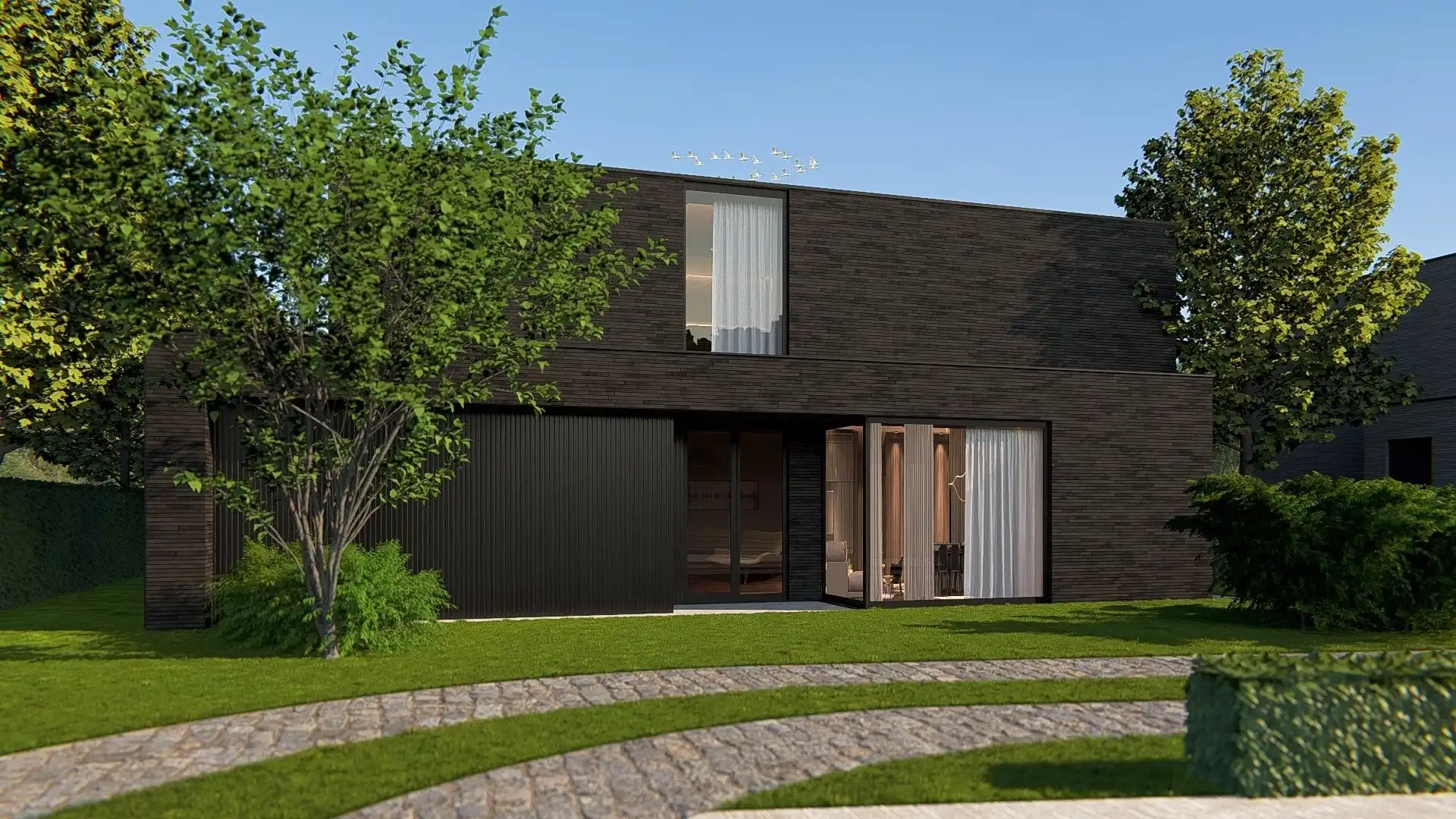 Exclusieve bouwgrond voor open bebouwing te Hofstade foto {{pictureIndex}}