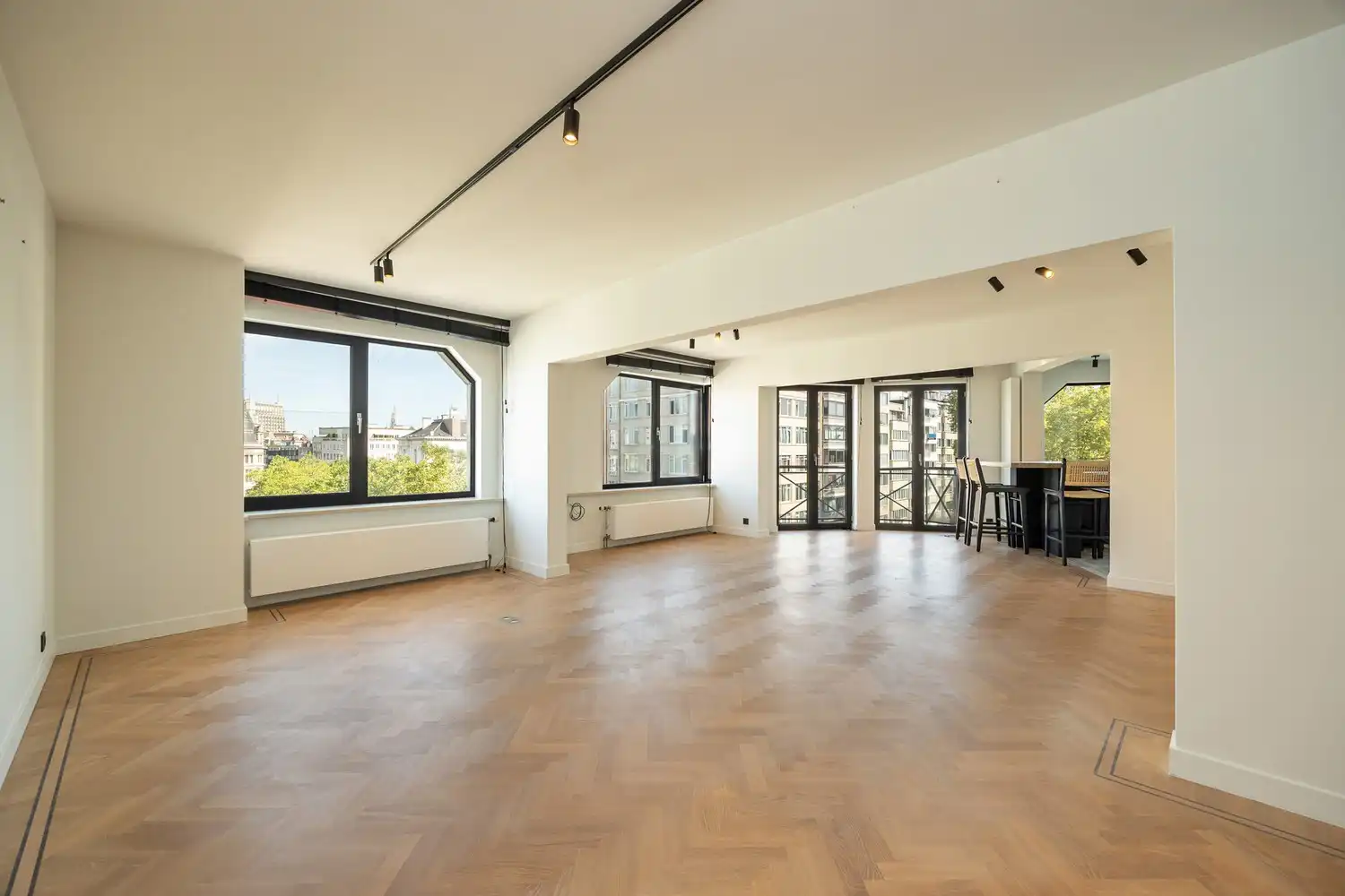 Luxueus en energiezuinig hoekappartement (260m²) op de 6de verdieping met prachtig uitzicht op het Stadspark foto 6