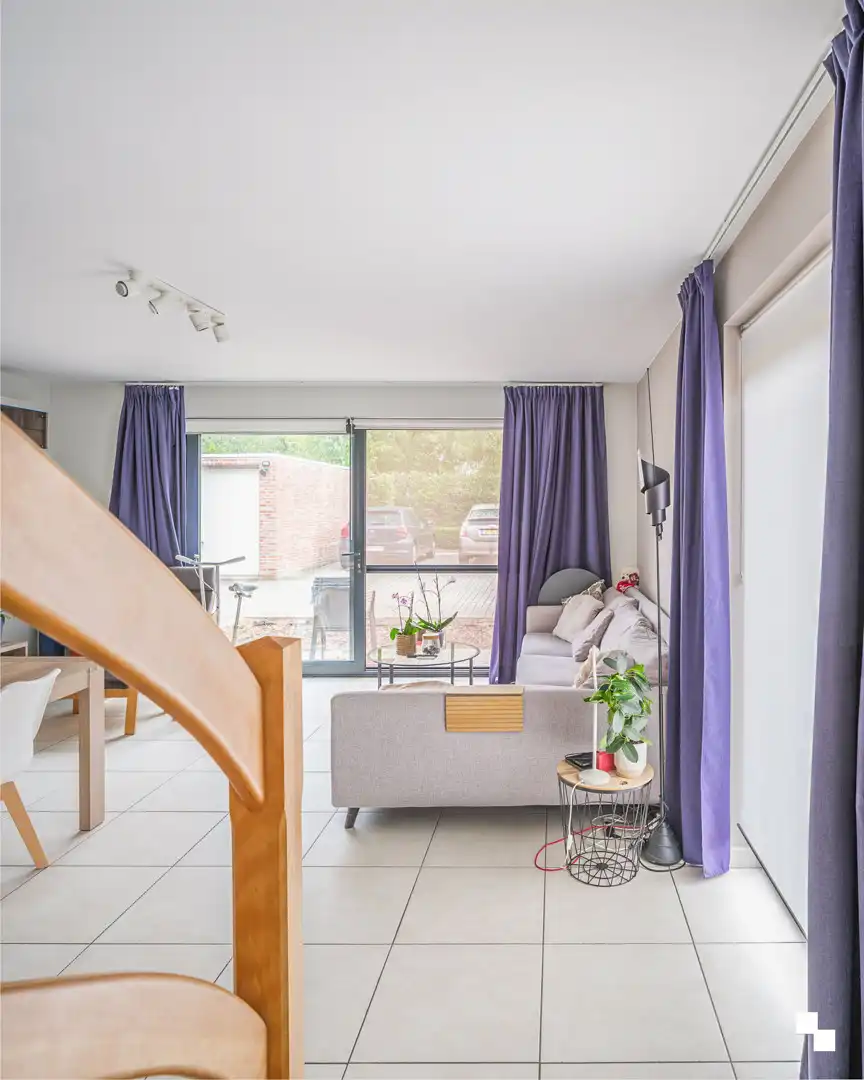 Duplex met twee slaapkamers in het hart van Merelbeke foto 3