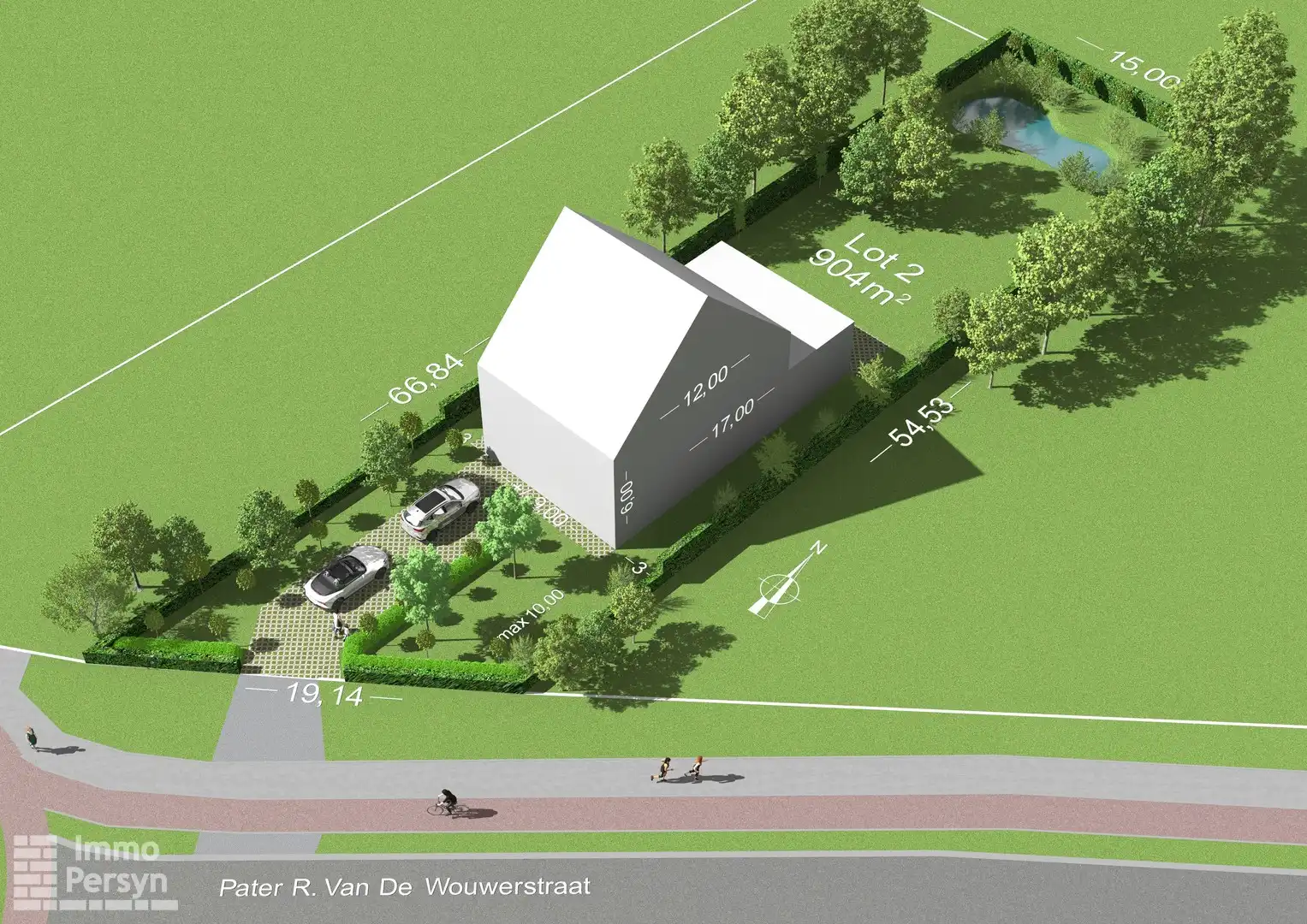 Bouwgrond voor OB van 904 m² op centrale ligging te Zichem foto {{pictureIndex}}
