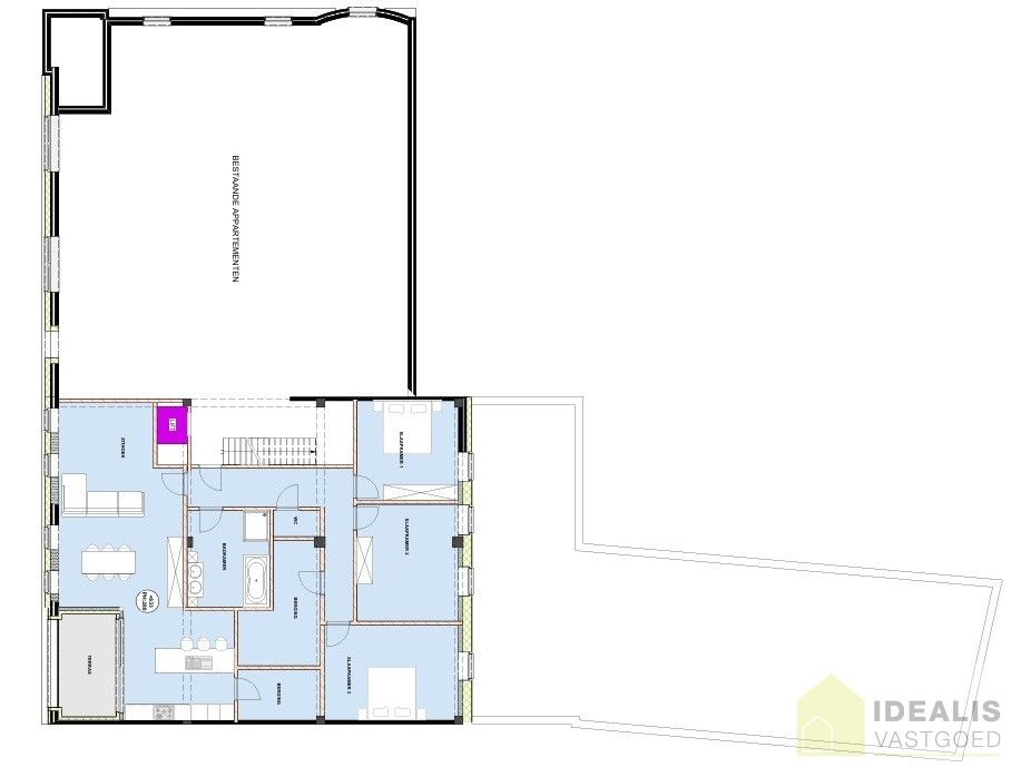 IDEALIS VASTGOED - OVERDRACHT AANDELEN PATRIMONIUMVENNOOTSCHAP MET IN HAAR ACTIEF MEERDERE ONROERENDE GOEDEREN GELEGEN TE STADSWAAG 3, STADSWAAG 5, STAD 1, STAD 3, GROENSTRAAT 5 EN POSTHOORNSTRAAT 26, ALLEN IN HET CENTRUM VAN HAMONT (HAMONT-ACHEL)! – Geschikt voor zij die zoeken naar een interessante investering met verschillende mogelijkheden waaronder een vernieuwbouw bestaande uit 10 appartementen. foto 11