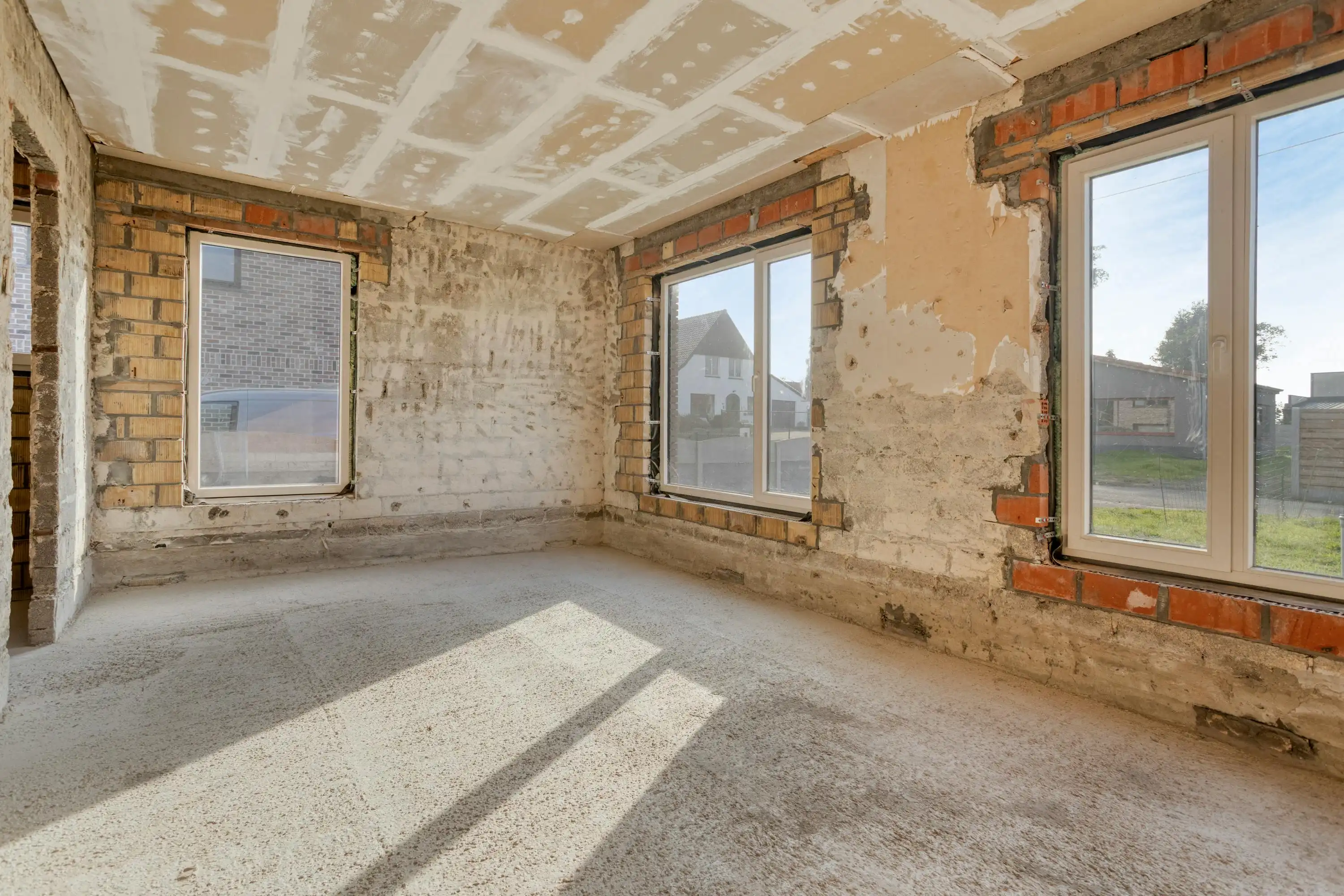 Vrijstaand, gelijkvloers huis met potentieel te Maldegem foto 11