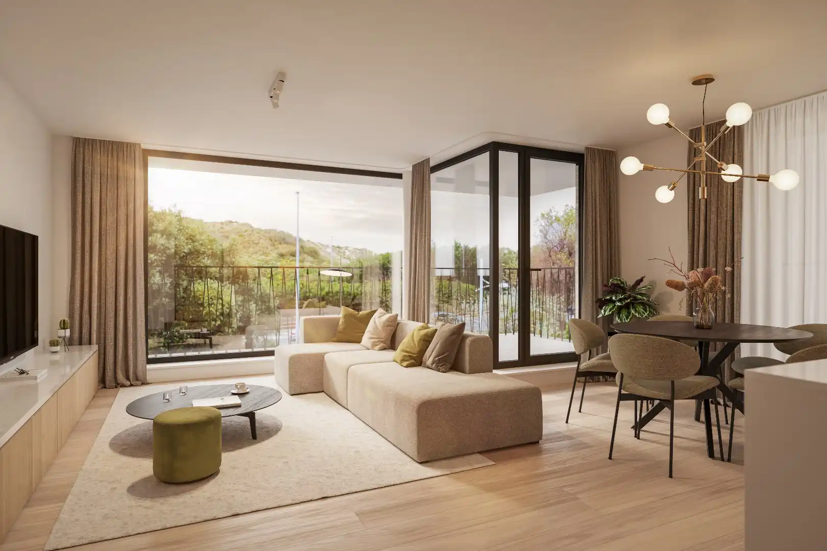 Nieuwbouw appartement met ruim zonneterras gelegen in "Residentie Dunique" te Bredene - duinen! foto 5