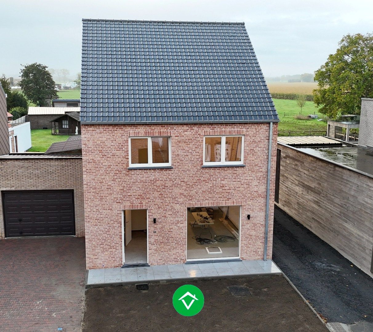 Stijlvolle halfopen nieuwbouwwoning in het landelijke Koekelare foto 19