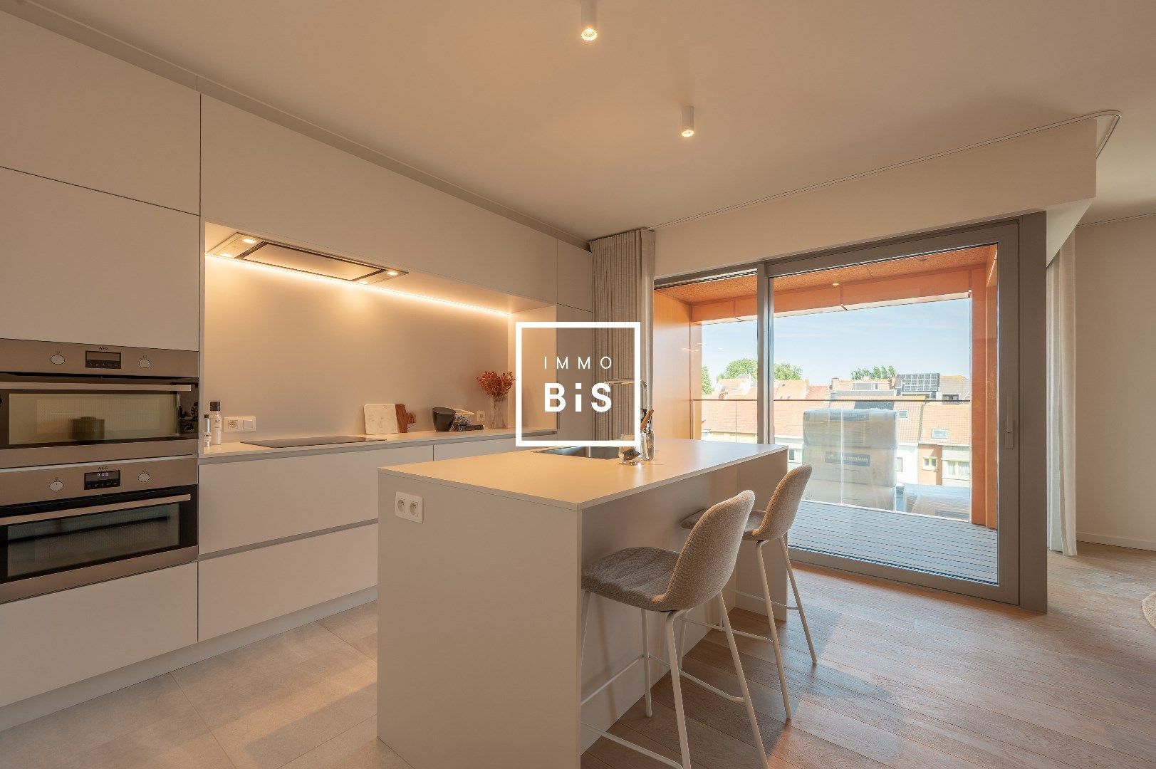 Modelappartement met 2 slaapkamers en oost geörienteerd terras. foto 8