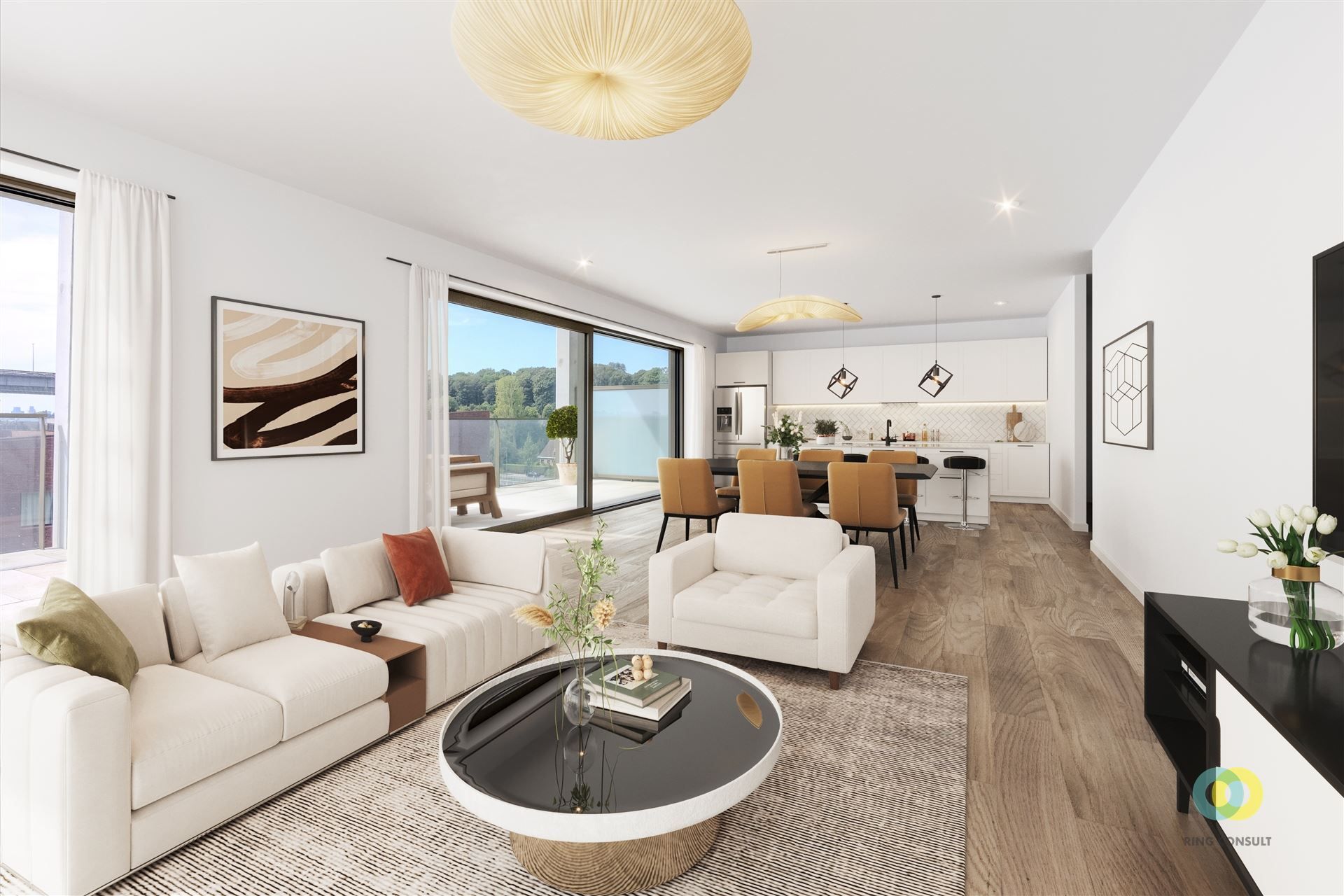 Penthouse met ruim terras en zicht over het water foto 6