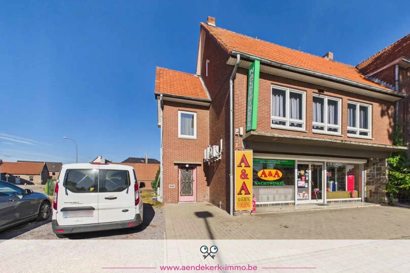 Multifunctioneel pand met handelsruimte, 2 woongelegenheden en ruime garages in Dilsen foto 2