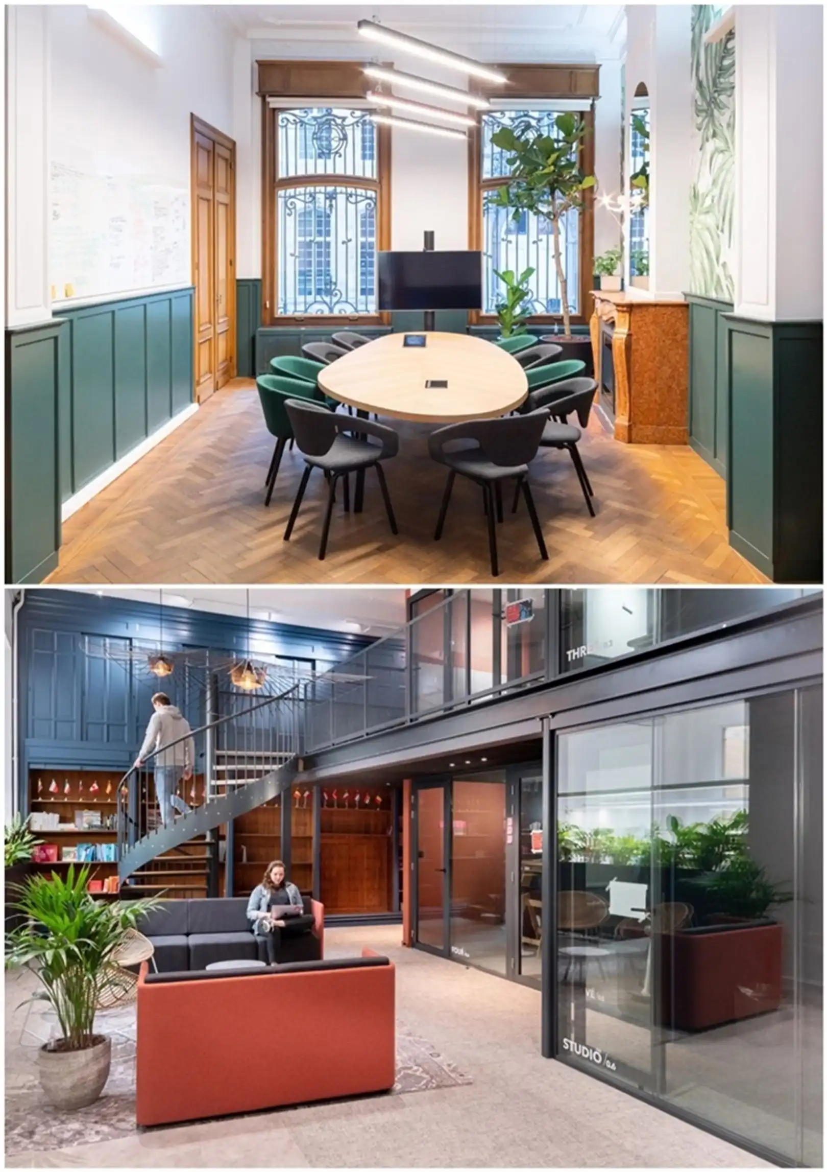 Kantoor in oud-herenhuis-stijl te centrum Antwerpen foto 17