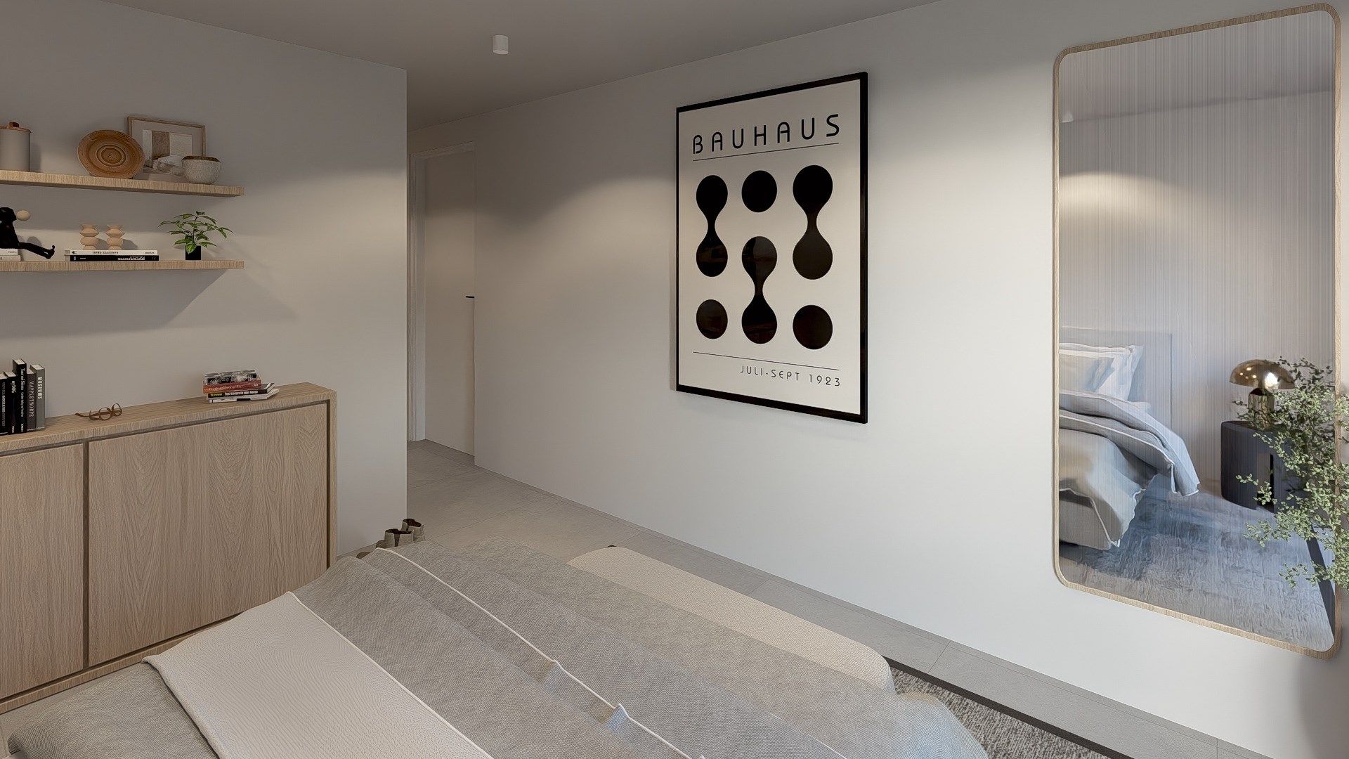 Comfortabel gelijkvloersappartement met 1 slaapkamer + dressing en ruime privé tuin foto 7