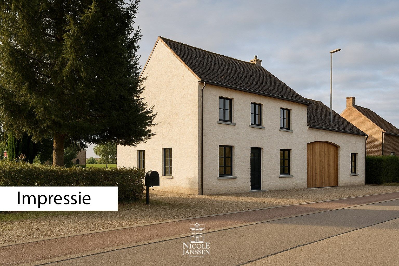 Te renoveren ruime hoevewoning met stallingen en grond foto 25