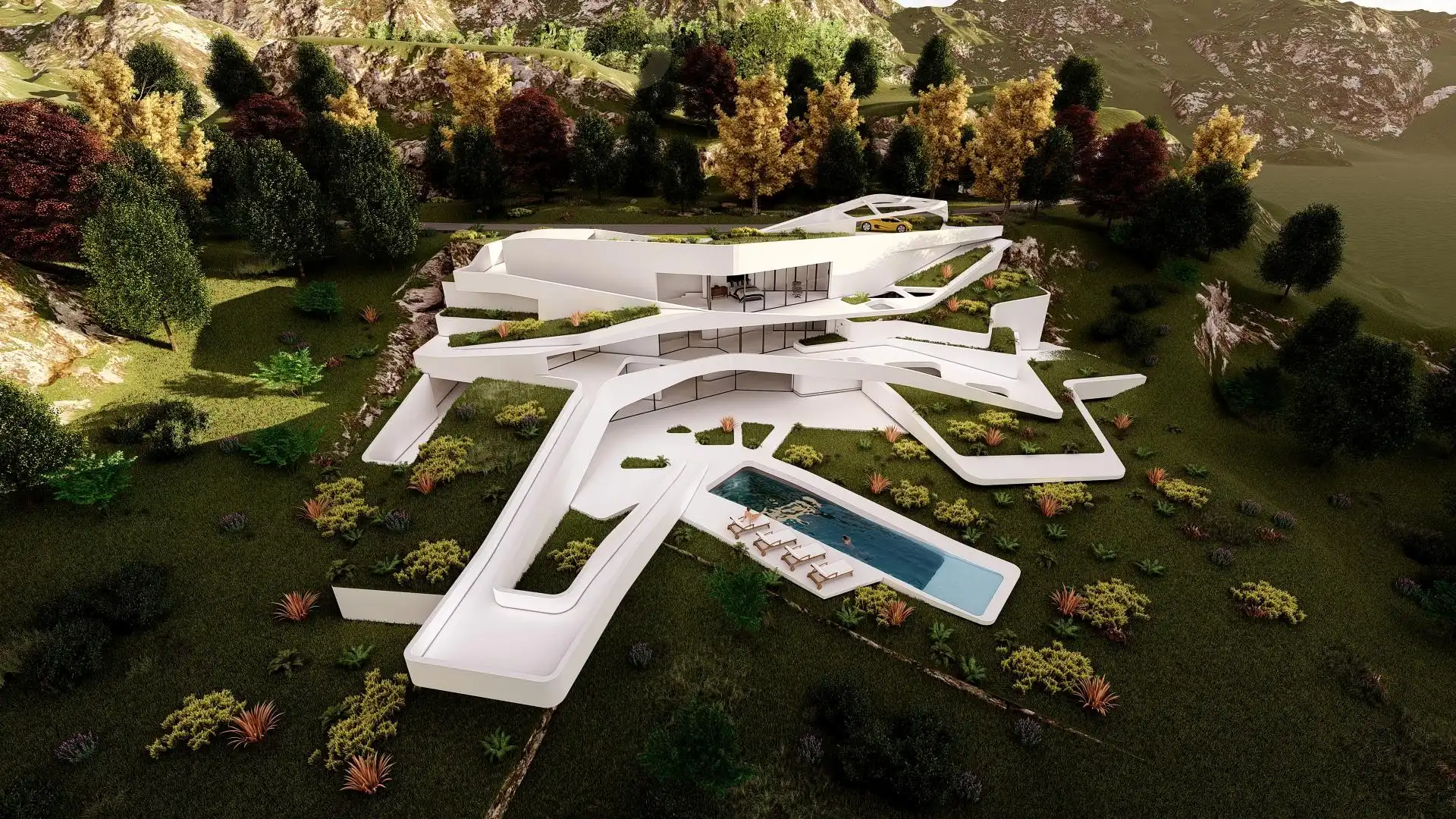 Star House - Unieke Architectuur op een Exclusieve Locatie foto 2