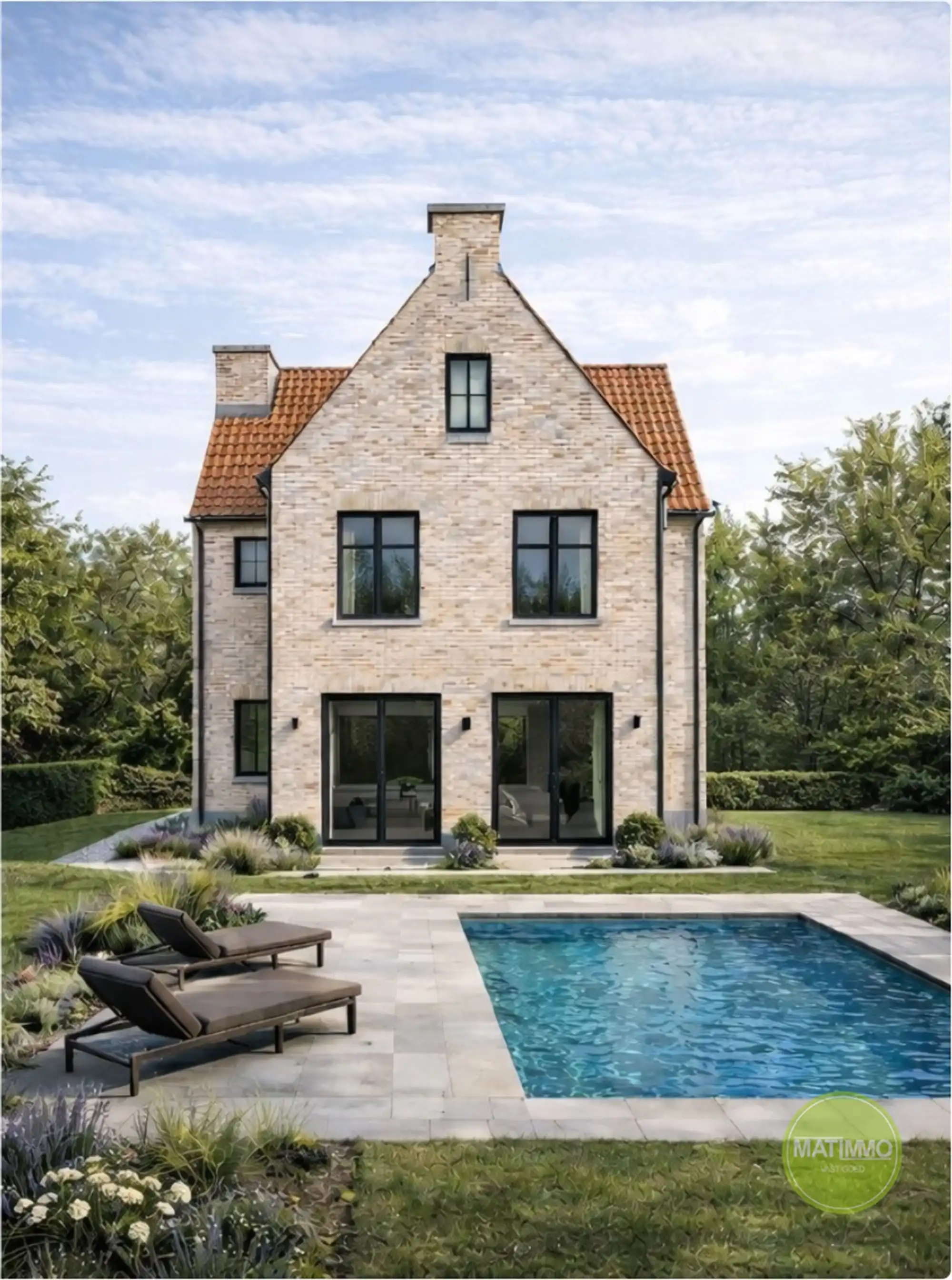 Ruime bouwgrond voor open bebouwing in het groene Mol-Rauw  foto 2