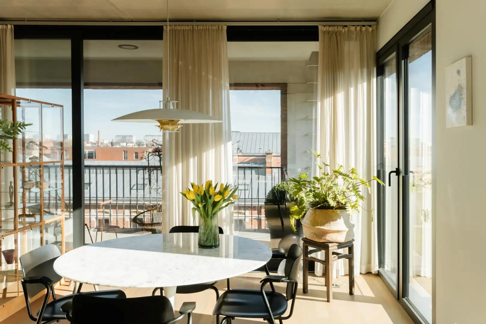 Groen Kwartier: zonovergoten, gemeubeld appartement met terras foto 22