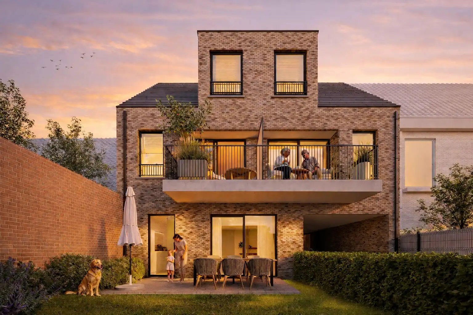 Nieuwbouwappartement met zonnige tuin te Maldegem foto 5
