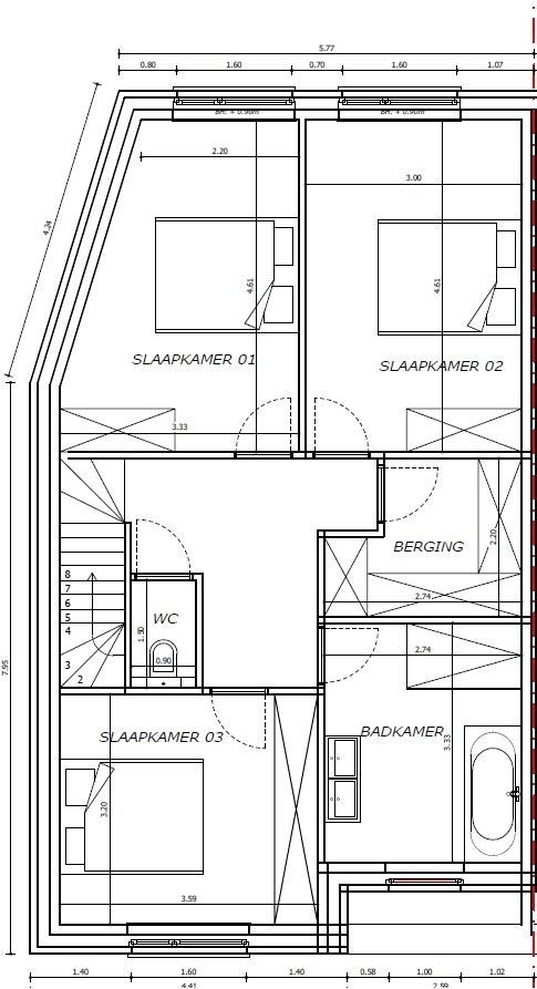 Deze half open woning  lot 1 maakt deel uit van een kleinschalig project bestaande uit 4 nieuwbouwwoningen te Middelkerke. foto 9