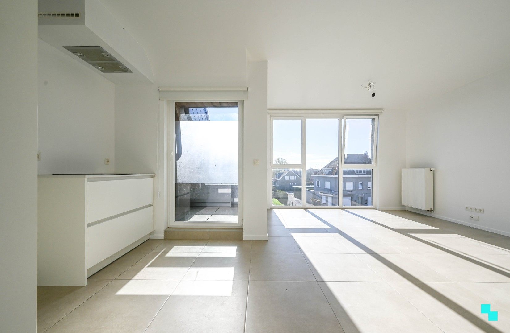 Gunstig gelegen éénslaapkamerappartement te Beveren-Leie foto 4