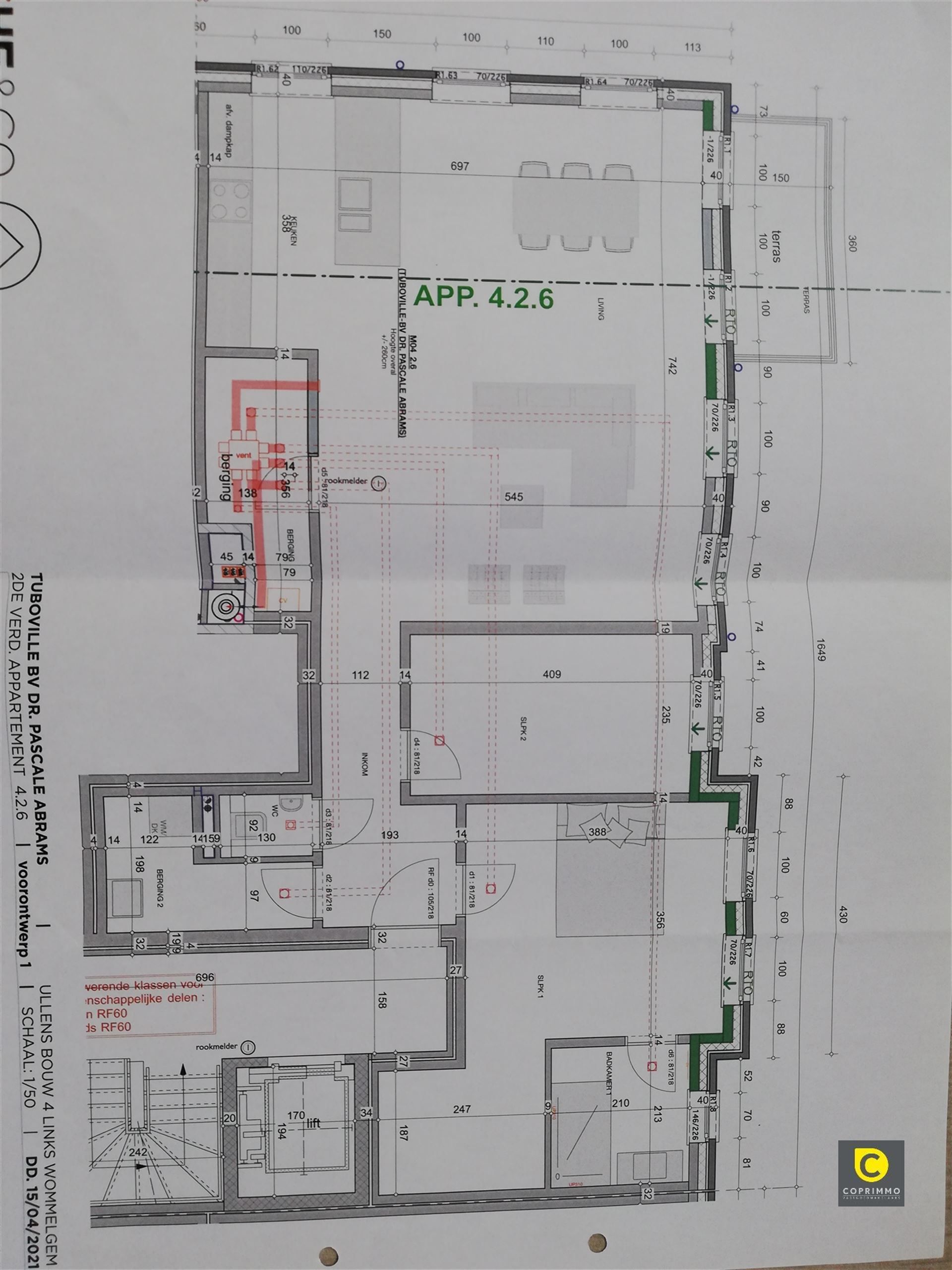 Nieuwbouw 2 slpk app met terras en dubbele autostaanplaats! foto 12