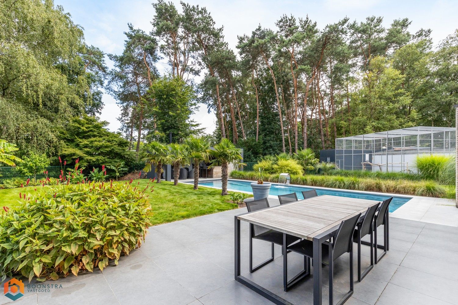 Energiezuinige villa op 1.636 m² met zwembad, lounge-ruimte en tropisch aangelegde tuin in Tremelo foto 10