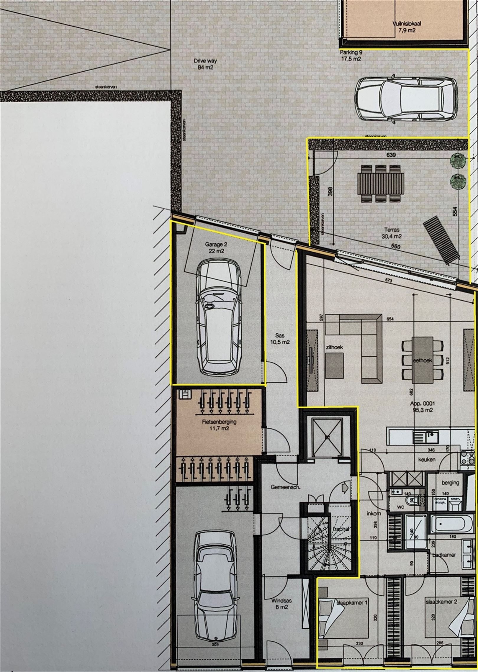 ongemeubeld gelijkvloers appartement foto 17