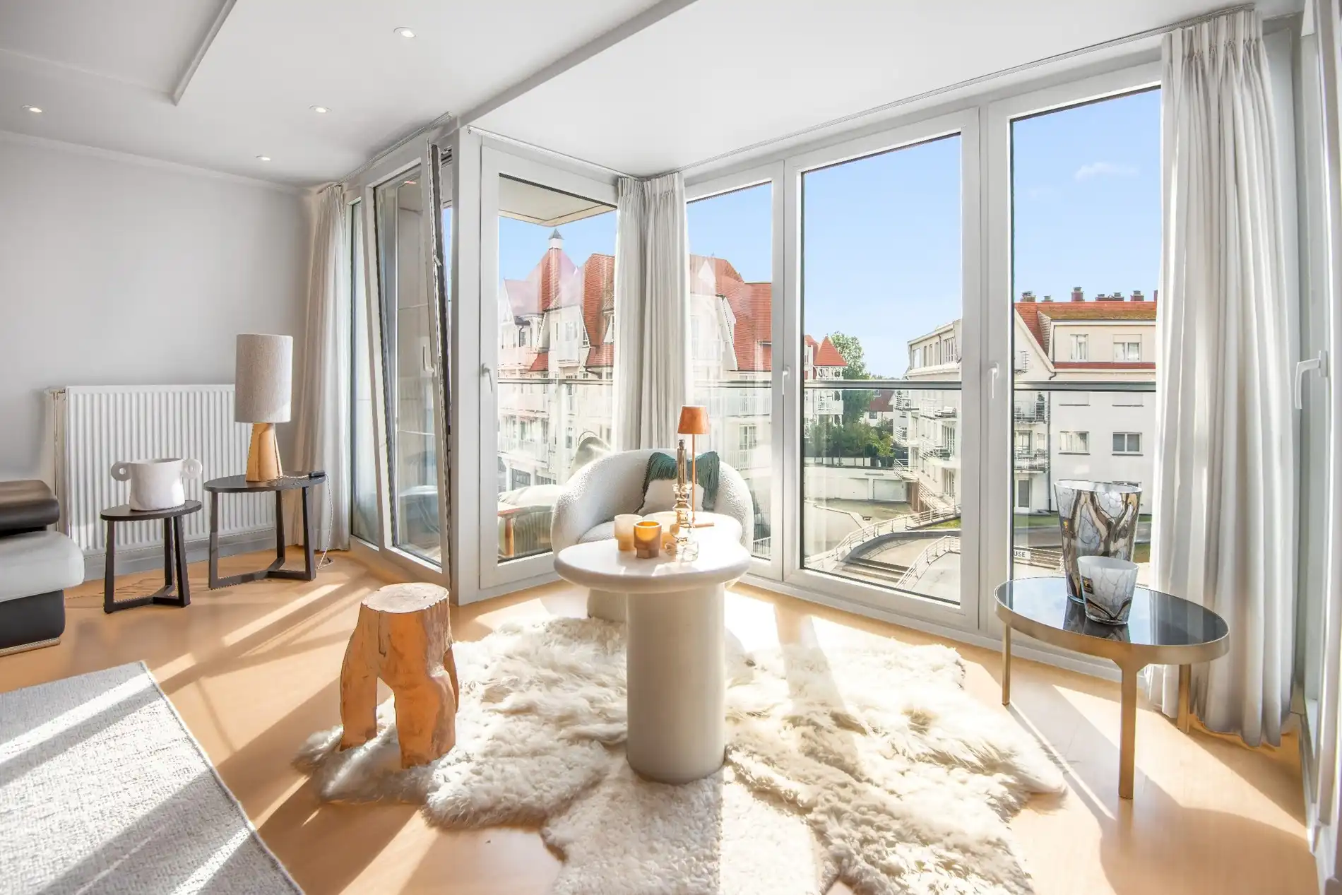 Zuidgericht appartement op de Kustlaan in het Zoute met UNIEK OPEN ZICHT ! foto 9