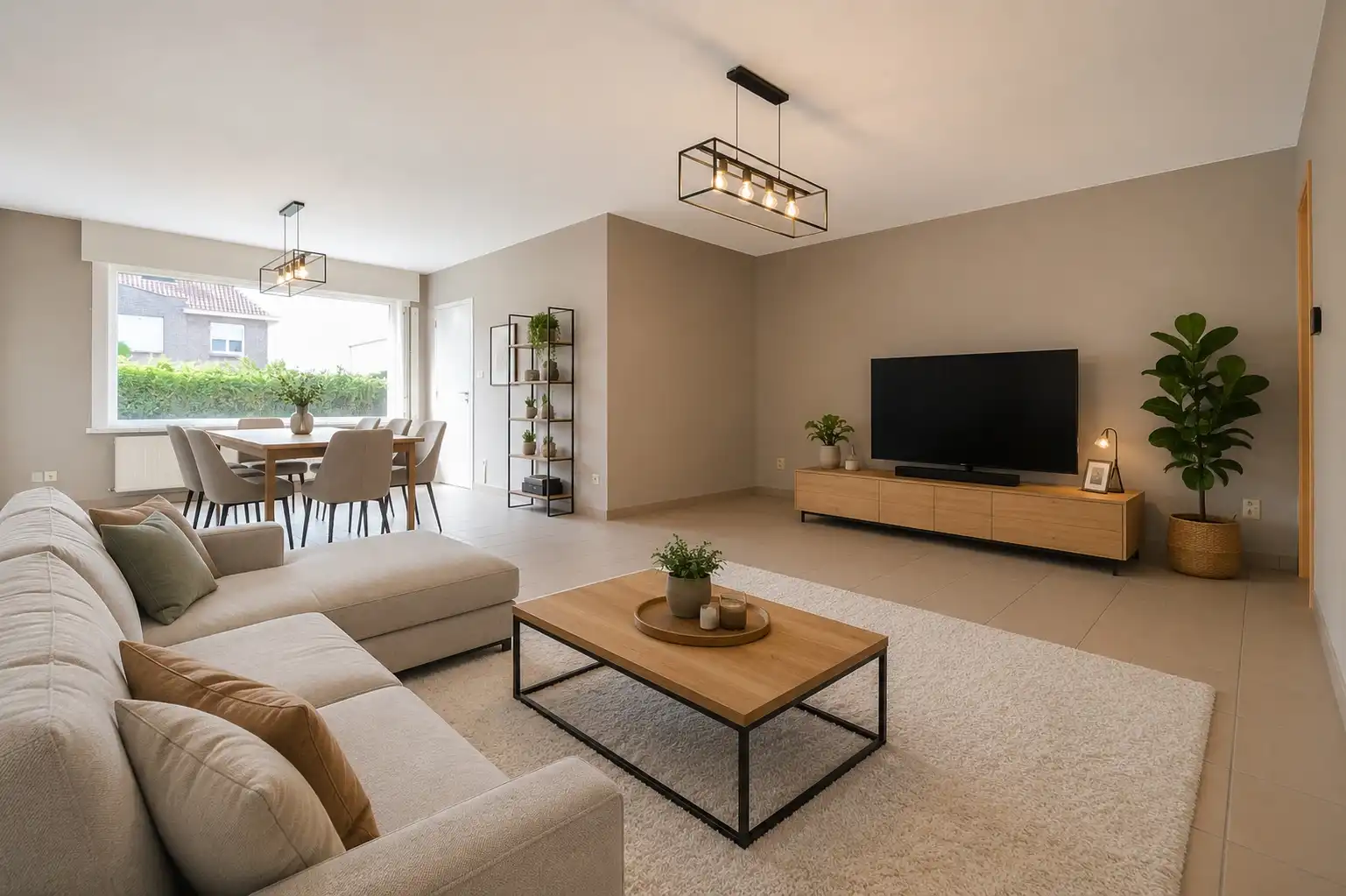 Instapklare GROTE (227m²) halfopen bebouwing (BJ 2001) met 4 slpks, dubbele garage & tuin foto 4