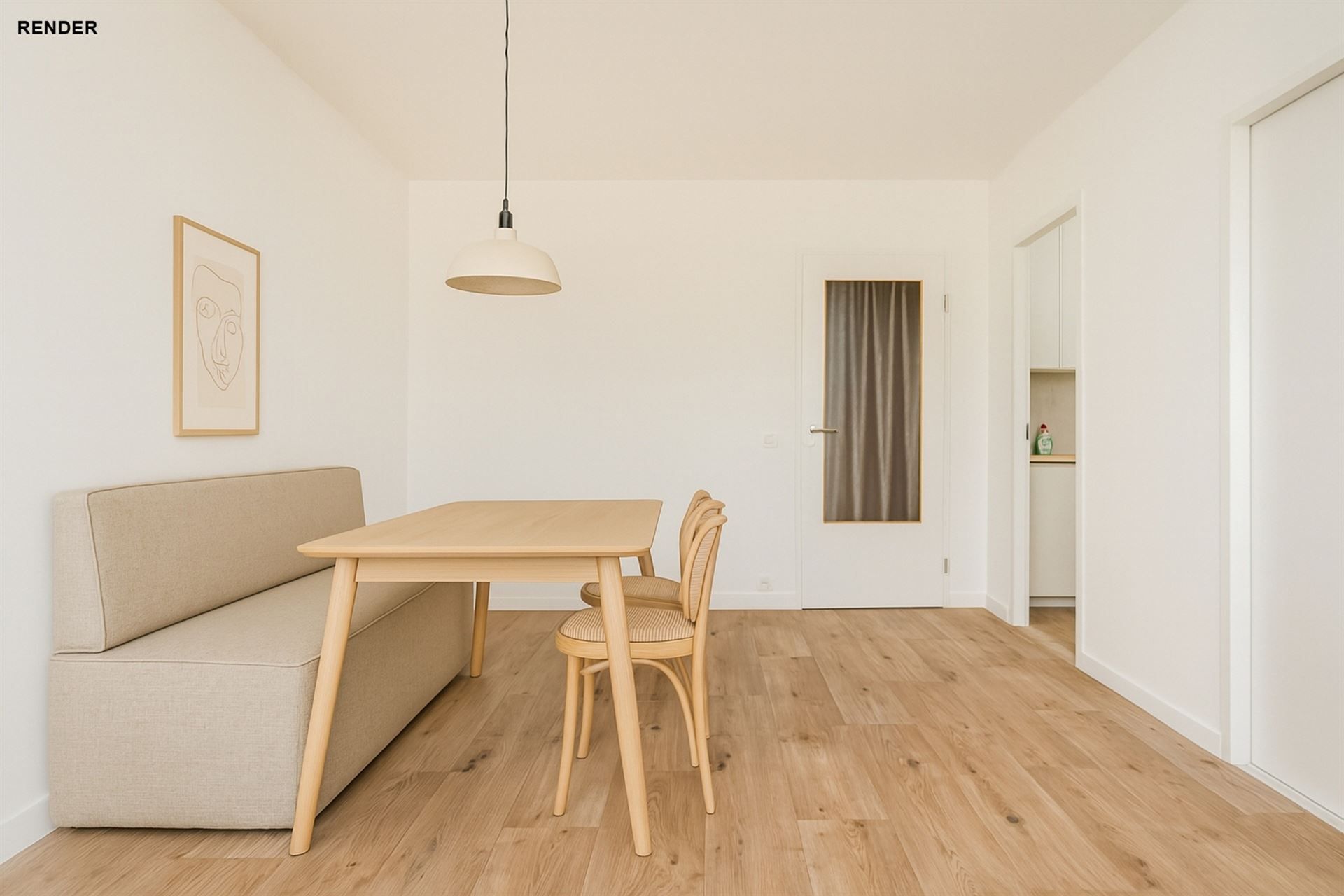 Appartement met 1 slpk en terras op 8ste verdieping foto 4