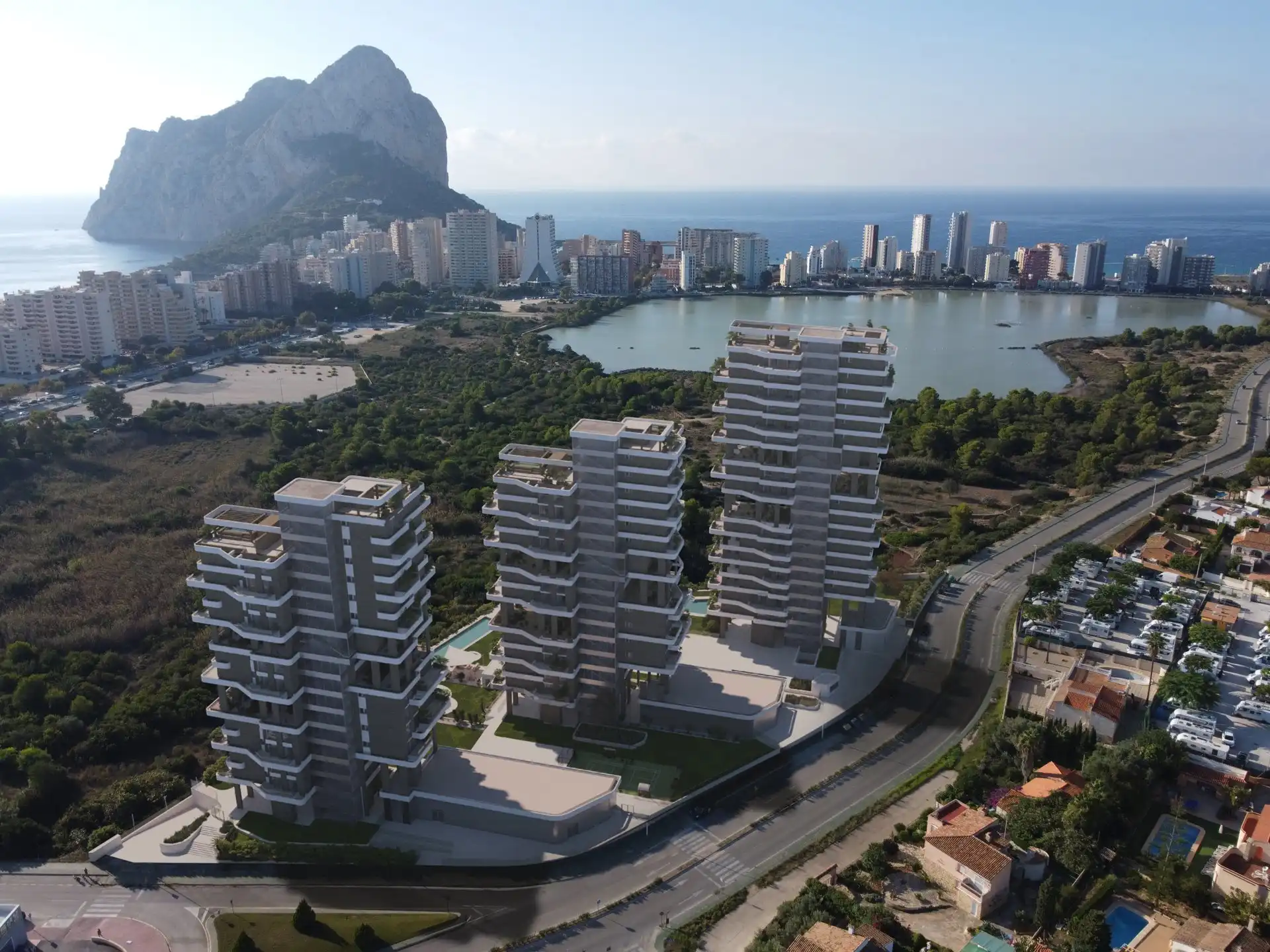 Spanje- CALPE LUXE Appartementen ZEEZICHT Binnen Zwembad foto 8