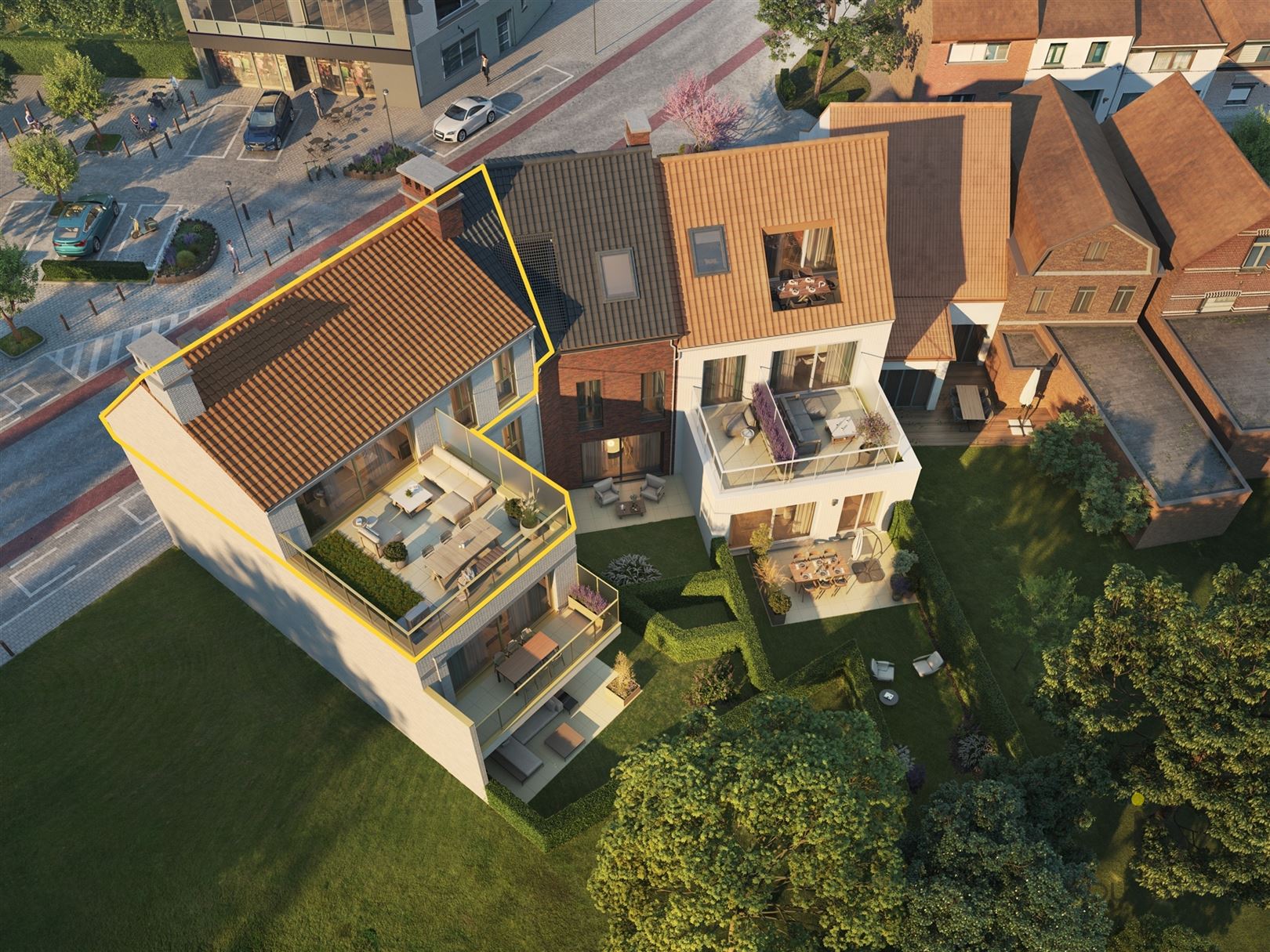 Beleef luxe, comfort en energiezuinigheid in een karaktervolle architectuur. foto {{pictureIndex}}