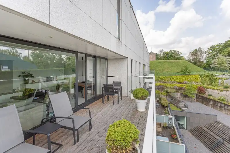 App. met 3 slpks, riant terras + autostaanplaats foto 6