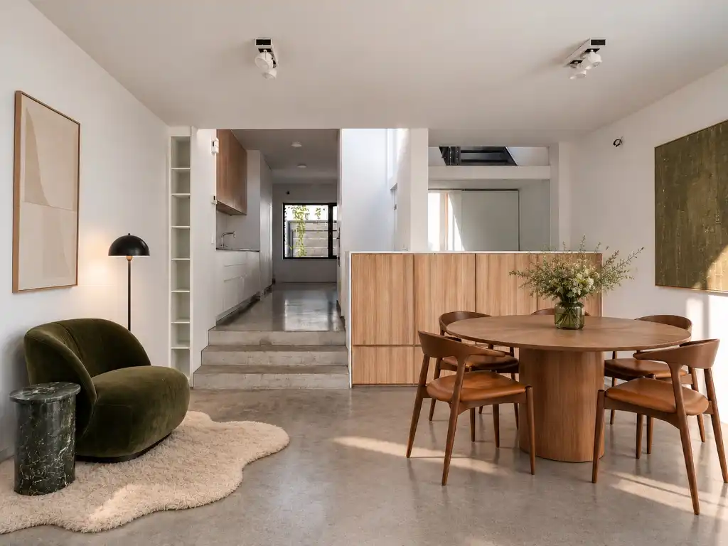 Lichtrijke en instapklare woning met charmante gevel en stadstuin nabij het Baudelopark. foto {{pictureIndex}}