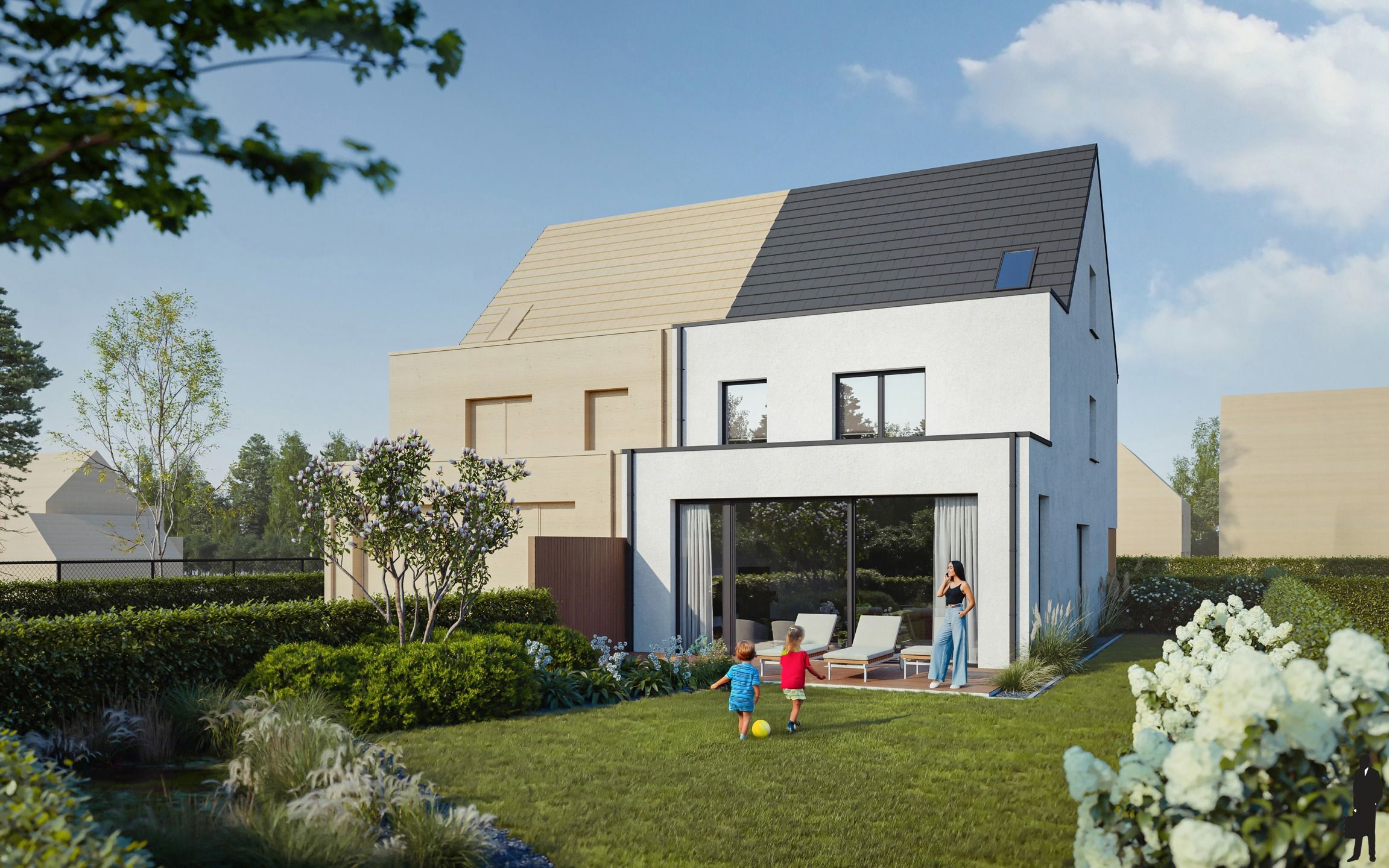 Halfopen nieuwbouwwoning nabij centrum Oostmalle foto 2