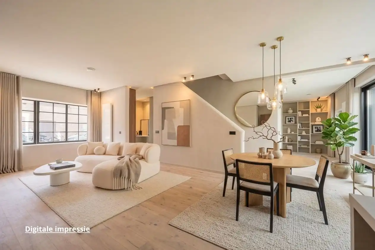 Volledig gerenoveerde stadswoning met dubbele gevelbreedte, tuin en garage foto 3