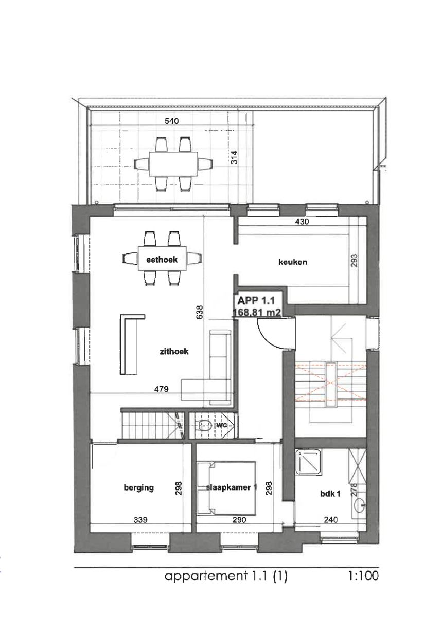 Uniek appartement met 3 slaapkamers-terras & berging. foto 4