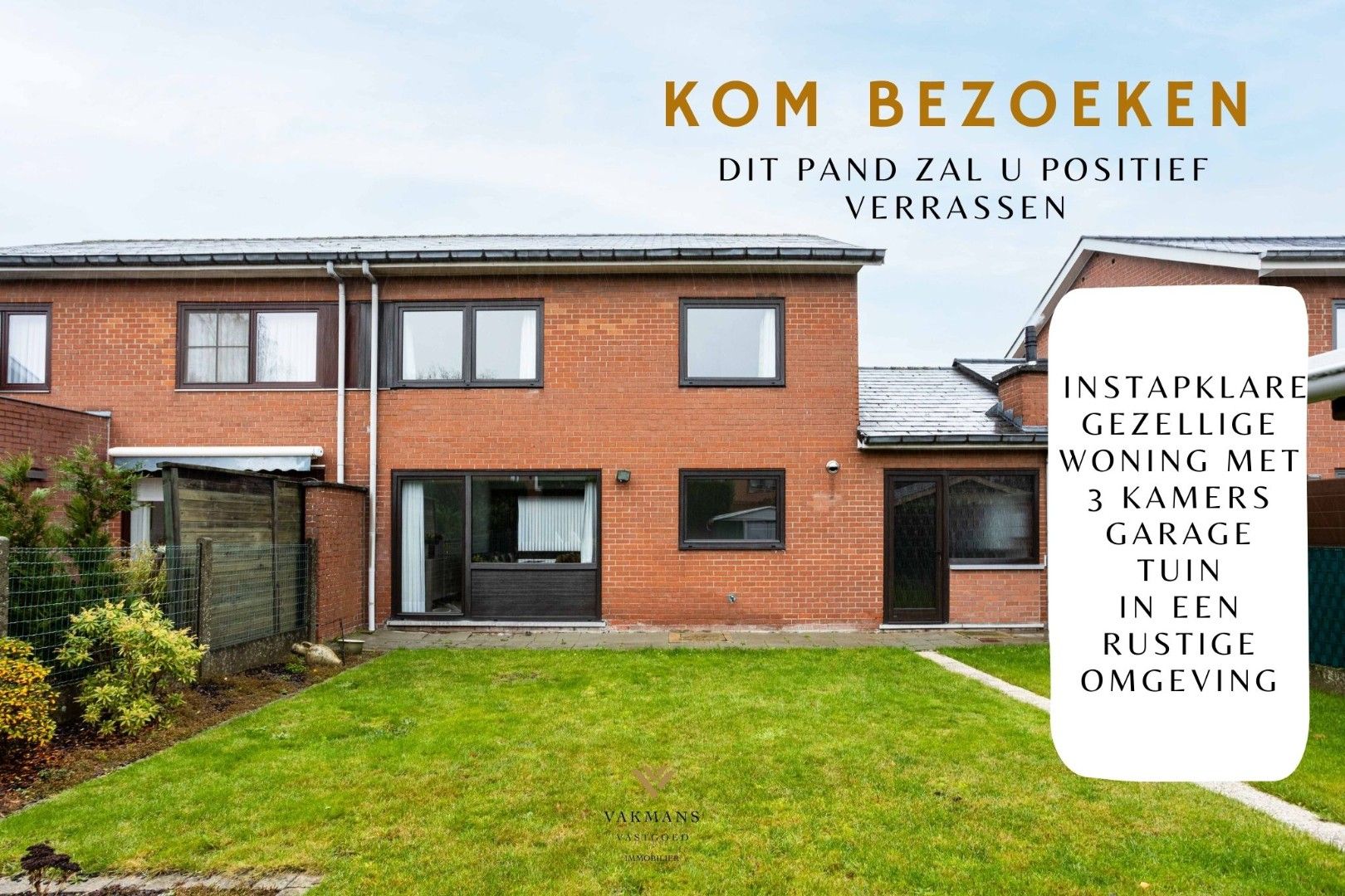 Instapklare woning met garage en 3 slaapkamers foto {{pictureIndex}}