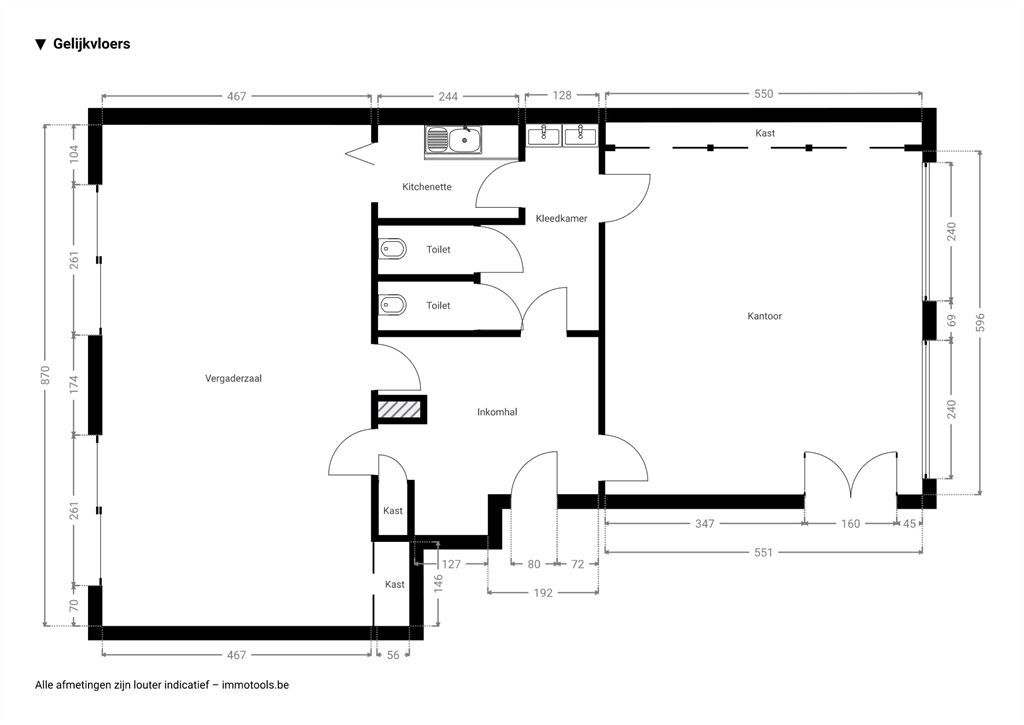 Gelijkvloers kantoor met zonnige tuin foto 13