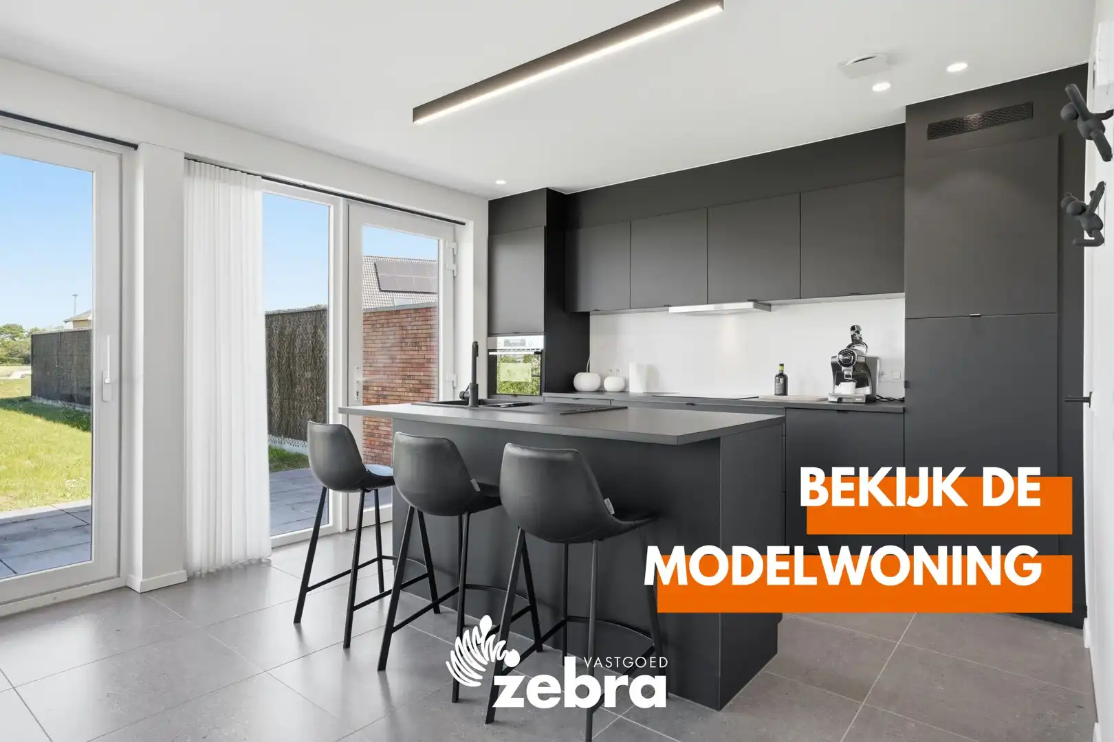 Halfopen nieuwbouwwoning in de Honzebroekstraat te Roeselare. foto 4