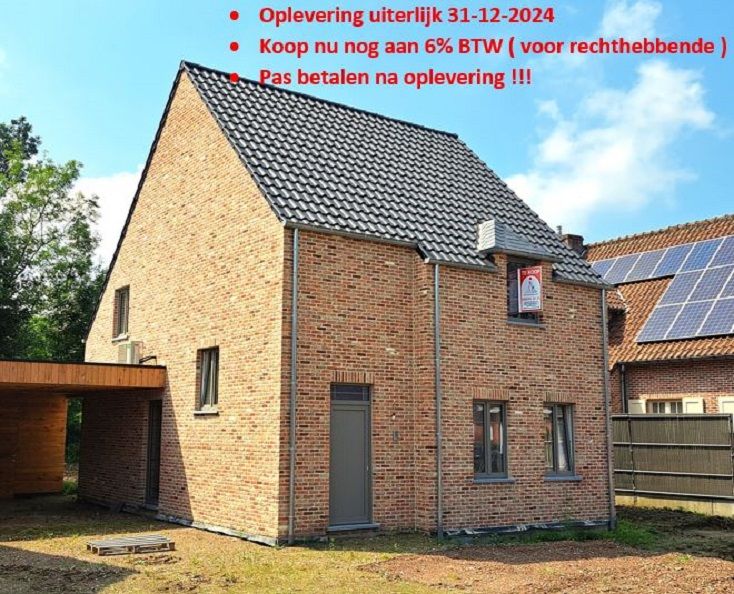 Topaanbod - Nieuwbouwwoning in open bebouwing met carport ! foto 2