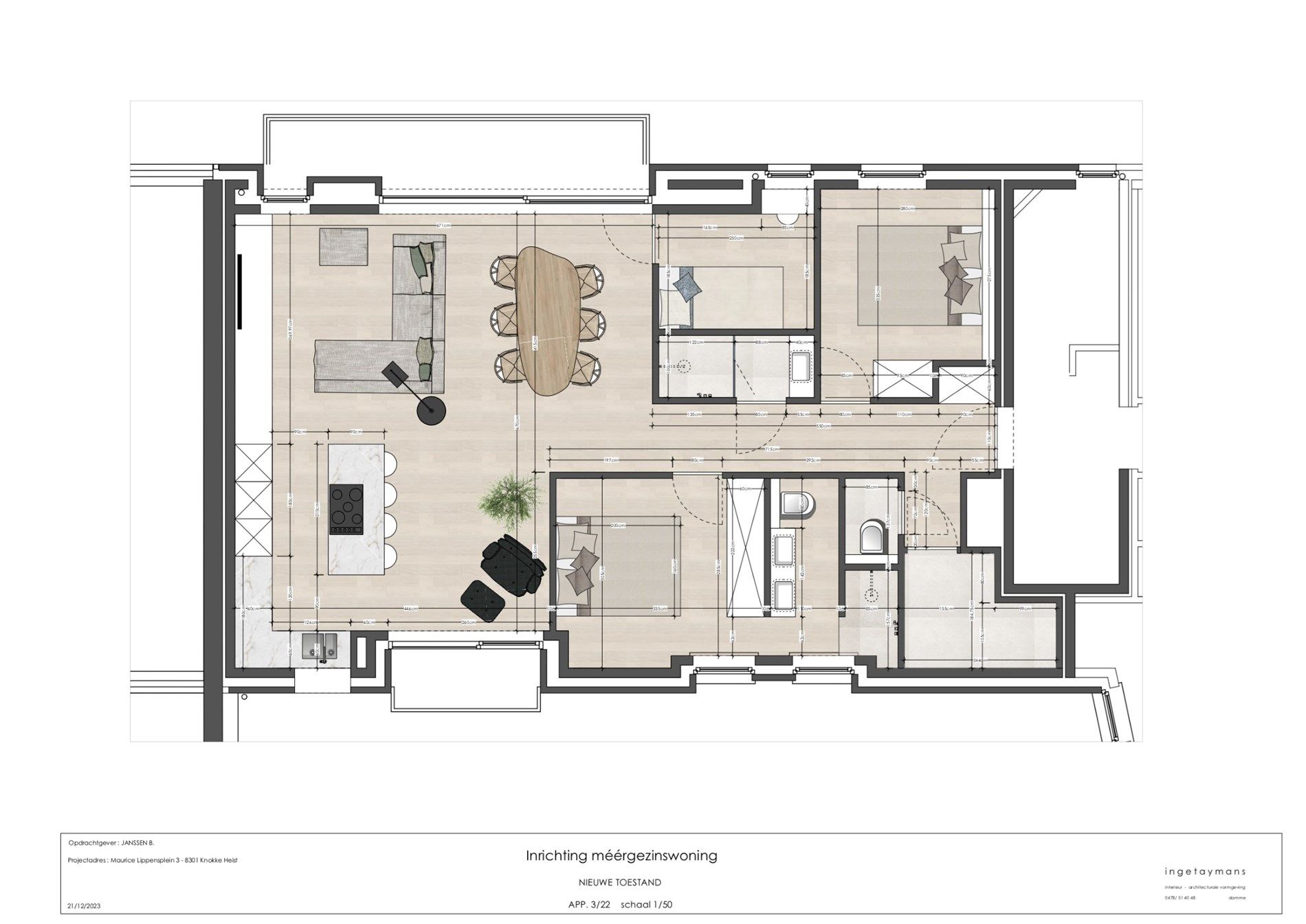Nieuwbouw appartement in Res. Florian te Knokke foto 3